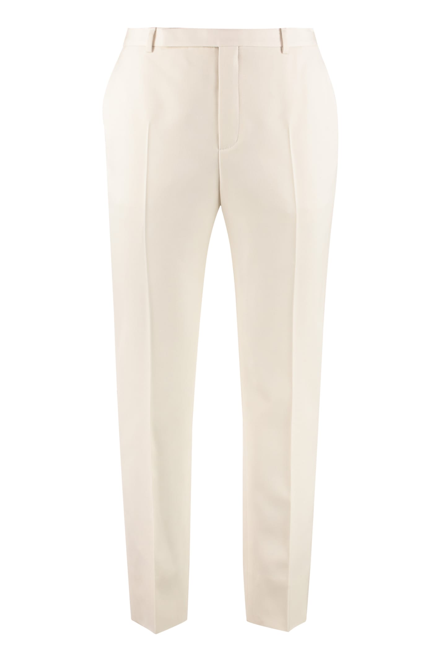 saint laurent wool tailored trousers