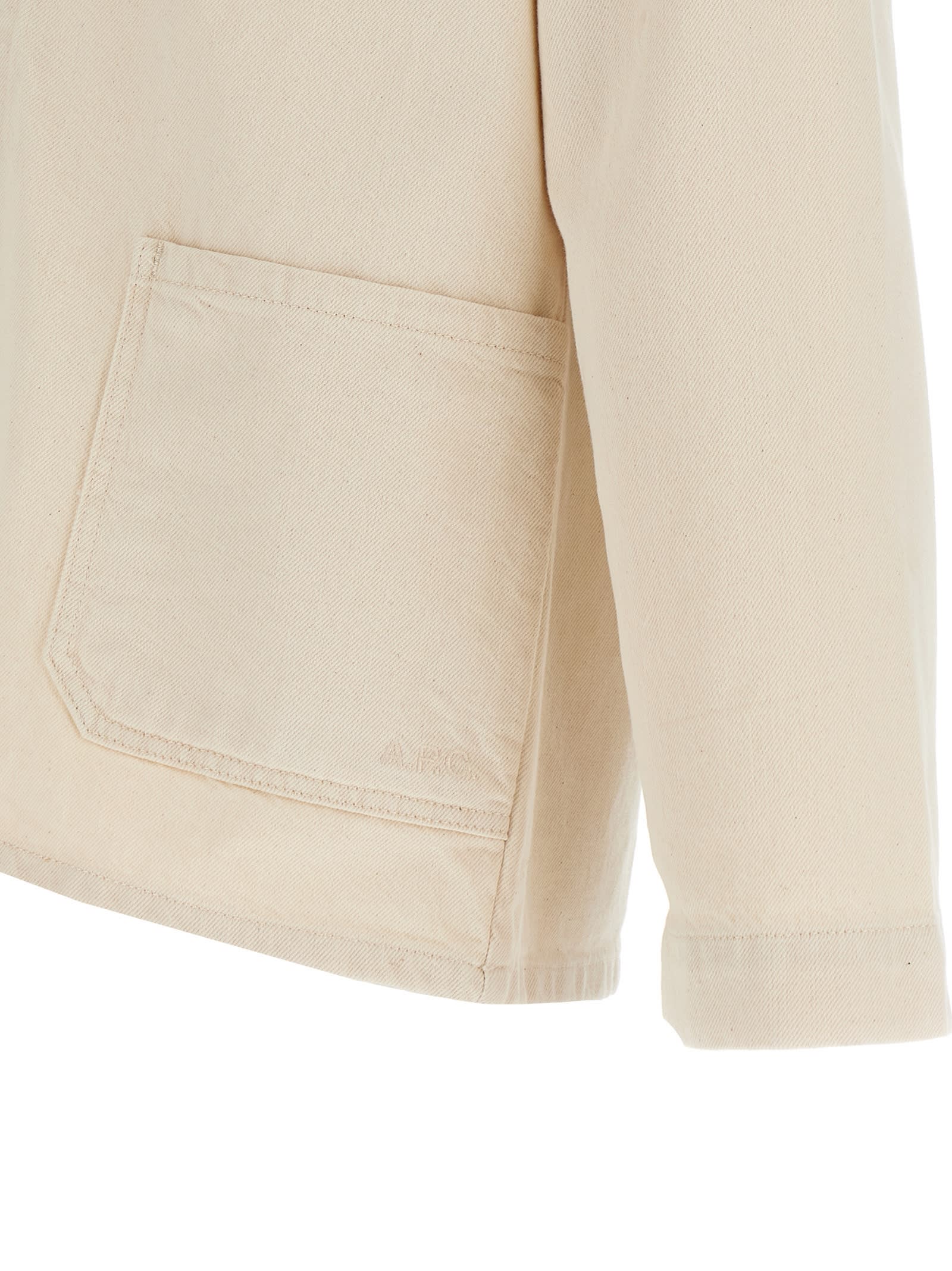 Apc A.p.c. 'kerlouan' Jacket In Beige