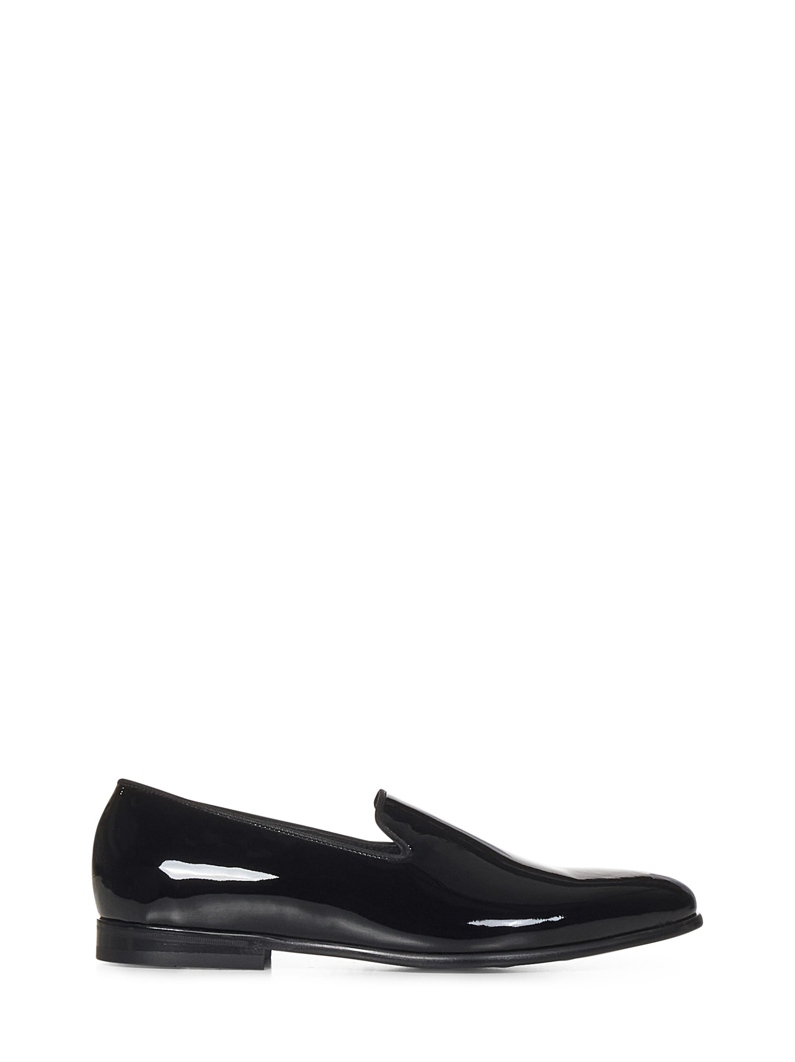 Shop Doucal's Loafers In Nero