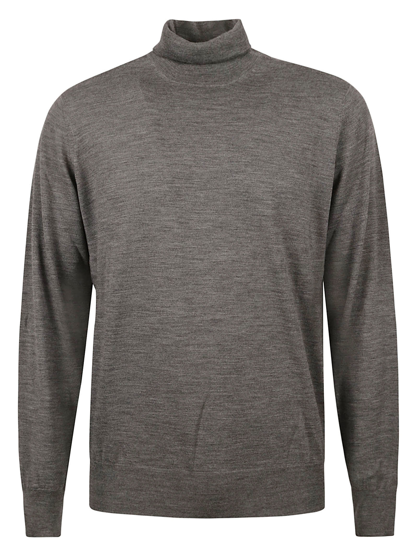 Shop Brunello Cucinelli Turtleneck Sweater In Grigio