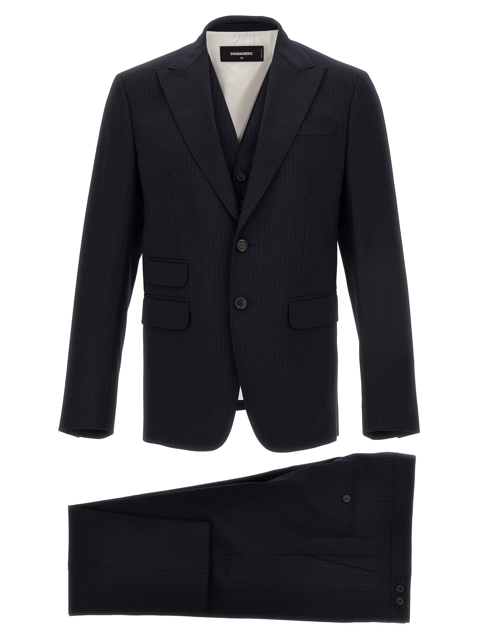 Dsquared2 London Dresses Black In Blue