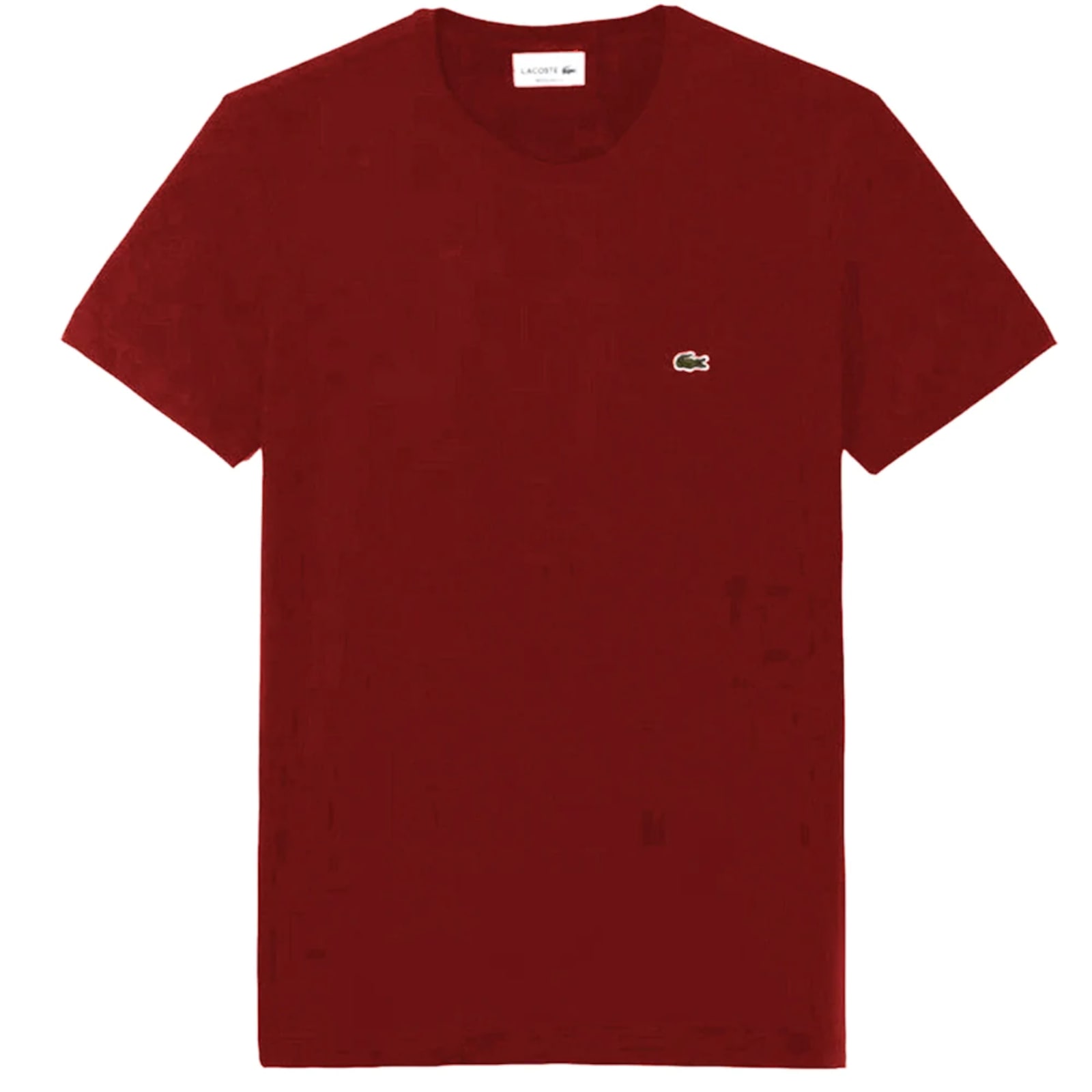Lacoste T-shirt Con Logo Bordeaux Th2038zs1