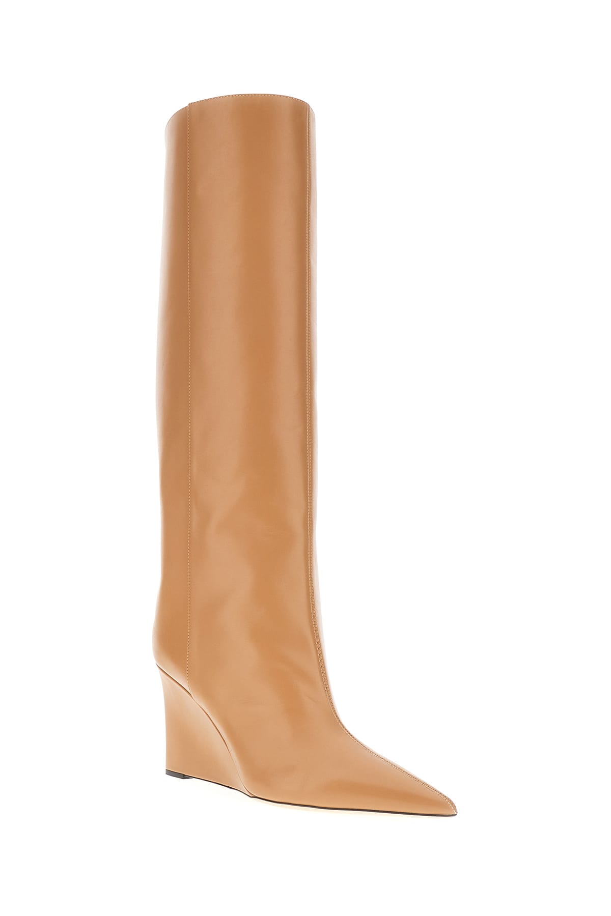 JIMMY CHOO CAMEL LEATHER BLAKE BOOTS