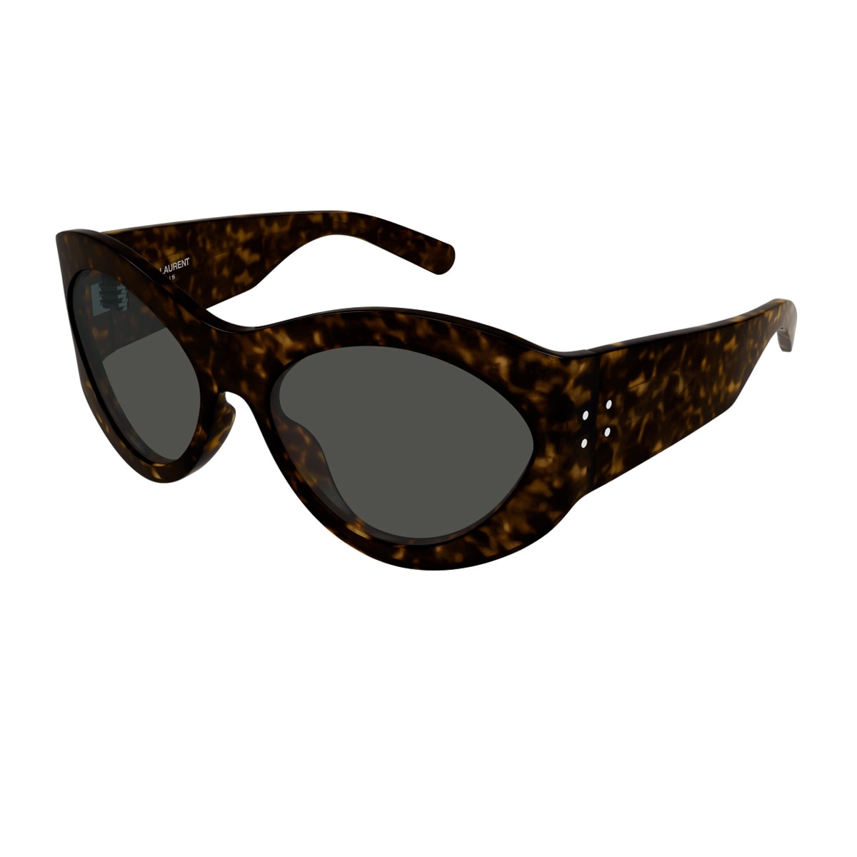 Saint Laurent Sl 854 Linea Sl Logo Havana Grey Sunglasses In Brown