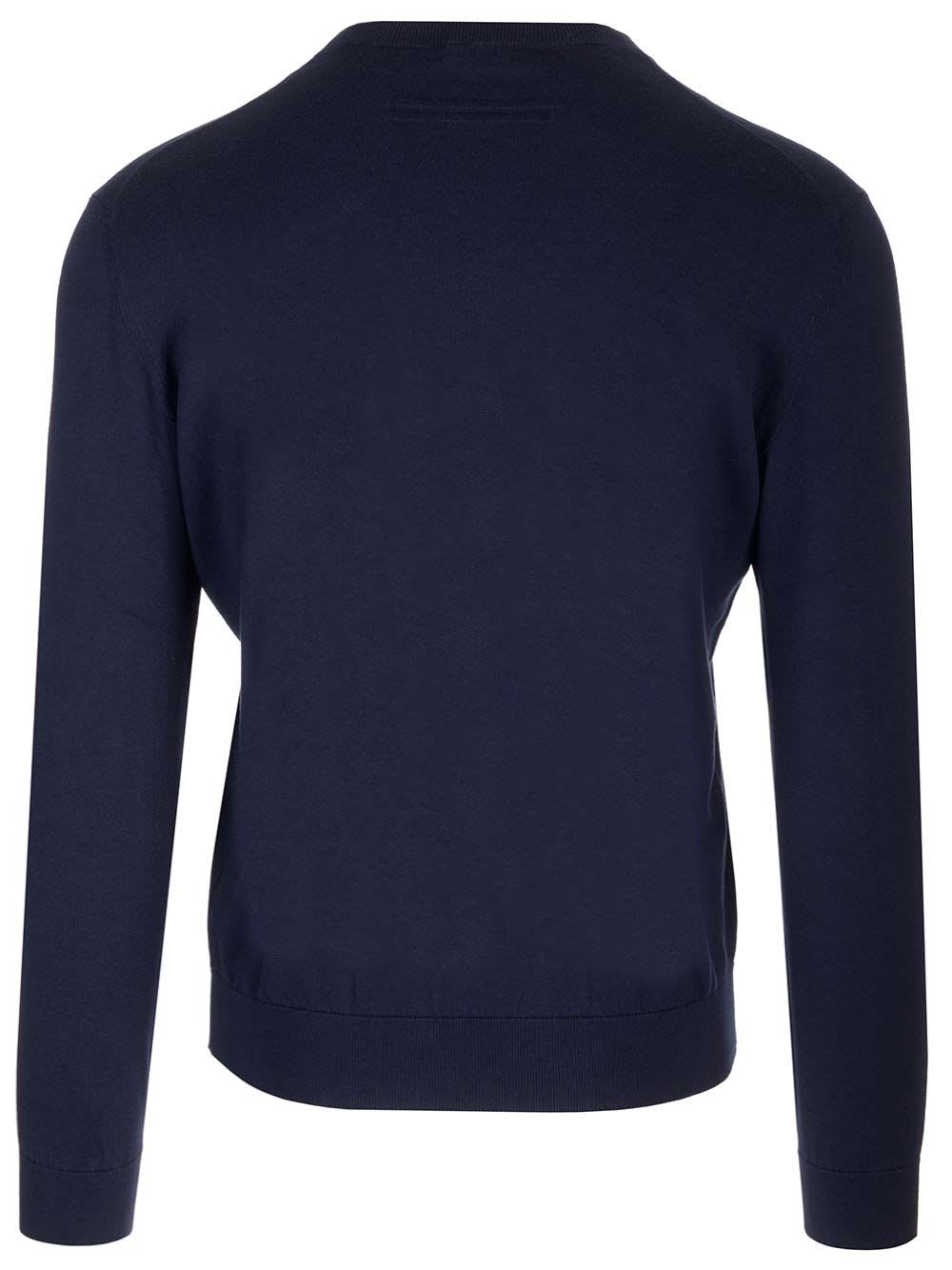 Shop Zegna Premium Cotton Sweater In Blue