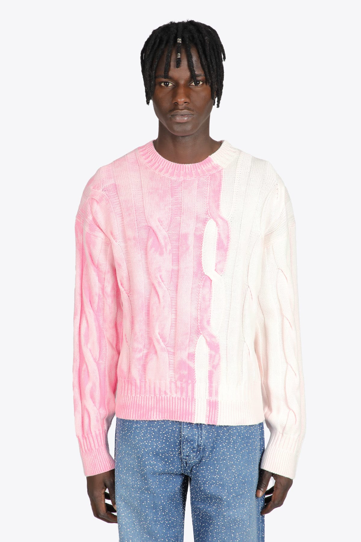 Eytys Harris Tie-dye pink cotton sweater - Harris