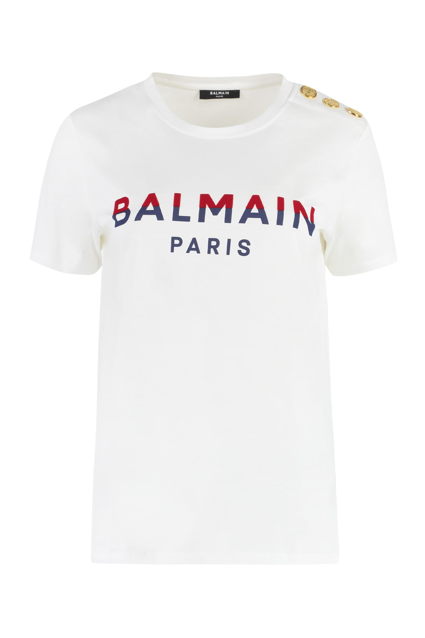Balmain Cotton Crew-neck T-shirt