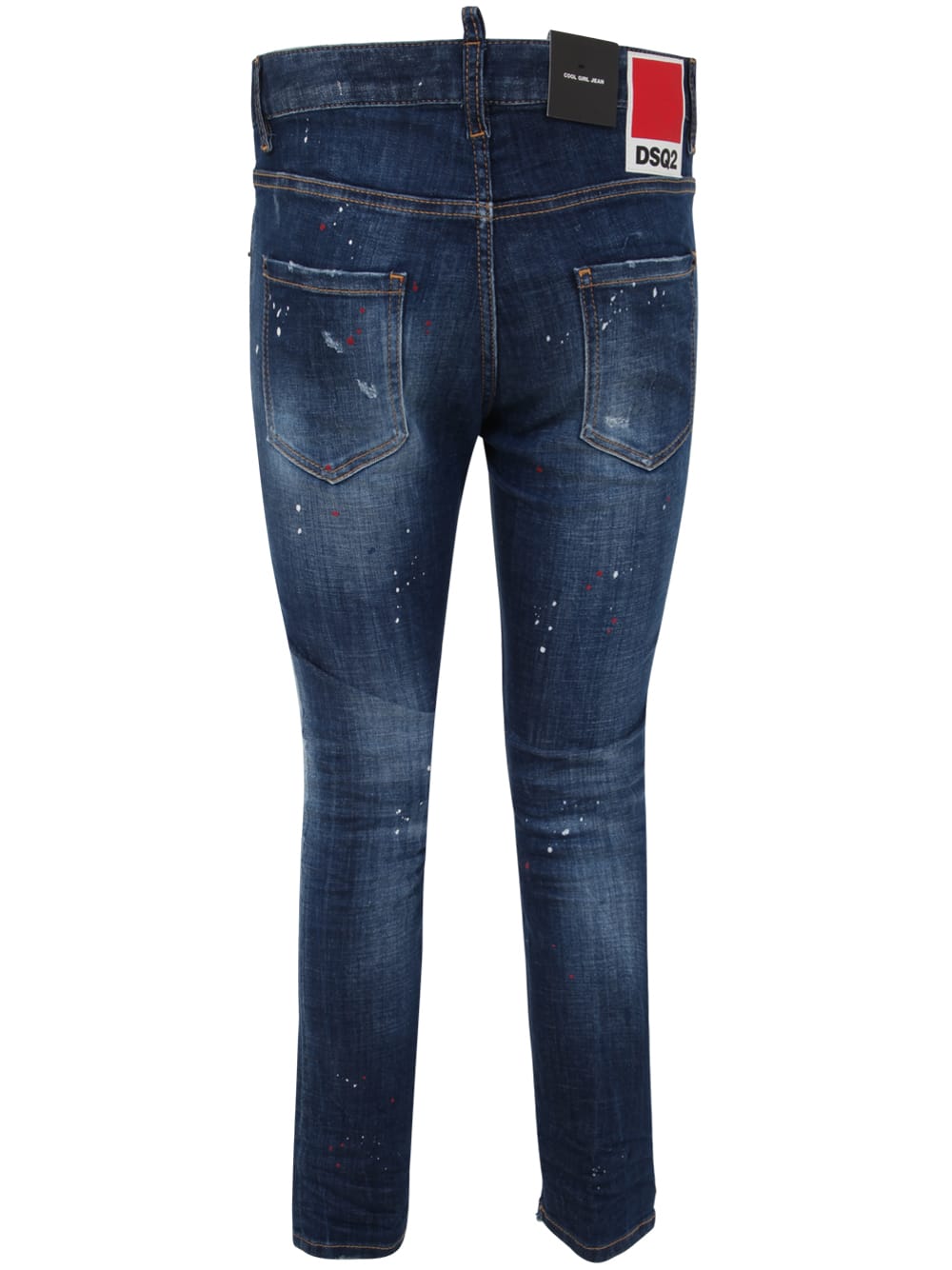 Shop Dsquared2 Cool Girl Jean In Navy Blue