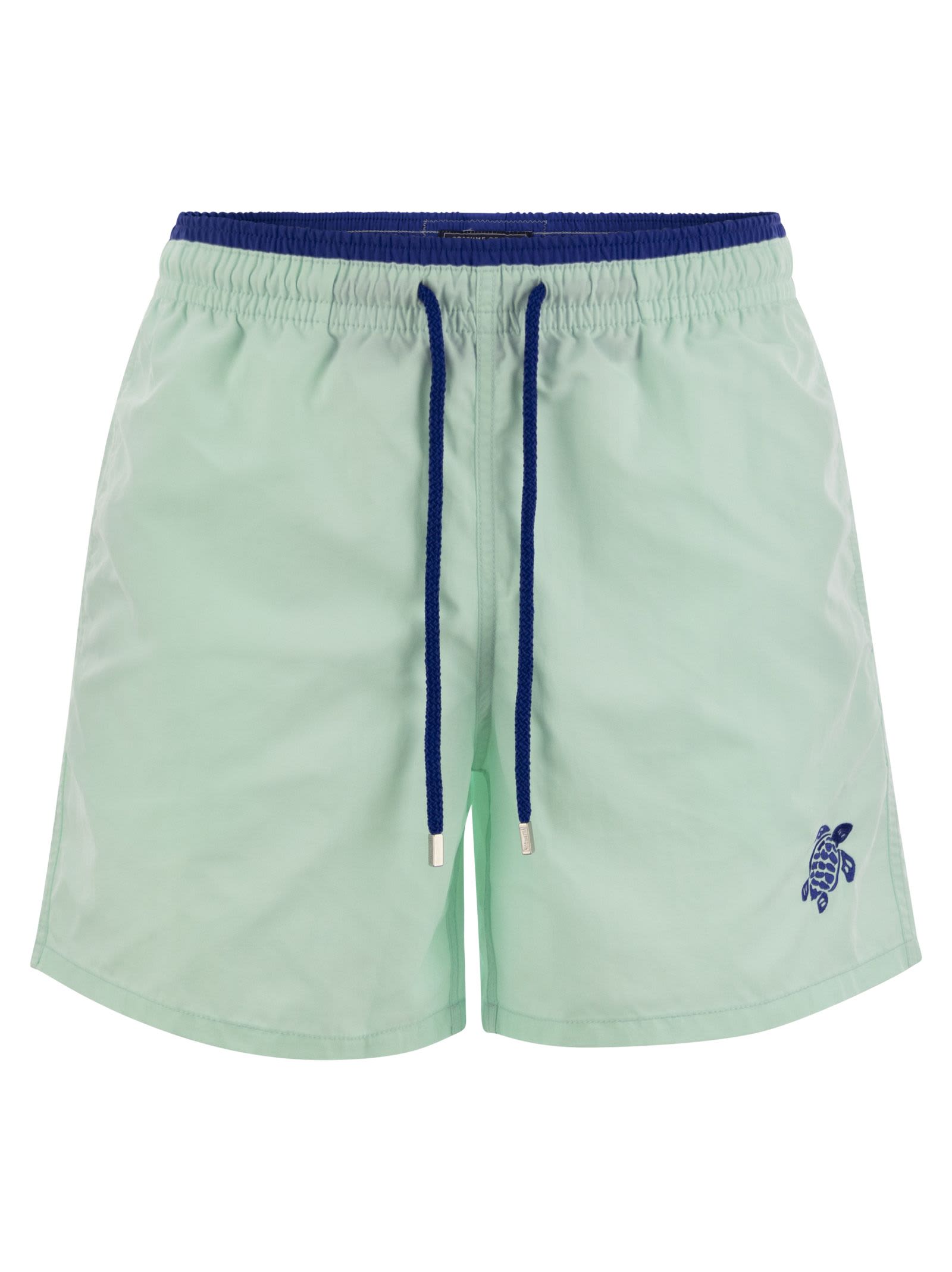 Vilebrequin Moka Beach Shorts With Contrasting Color
