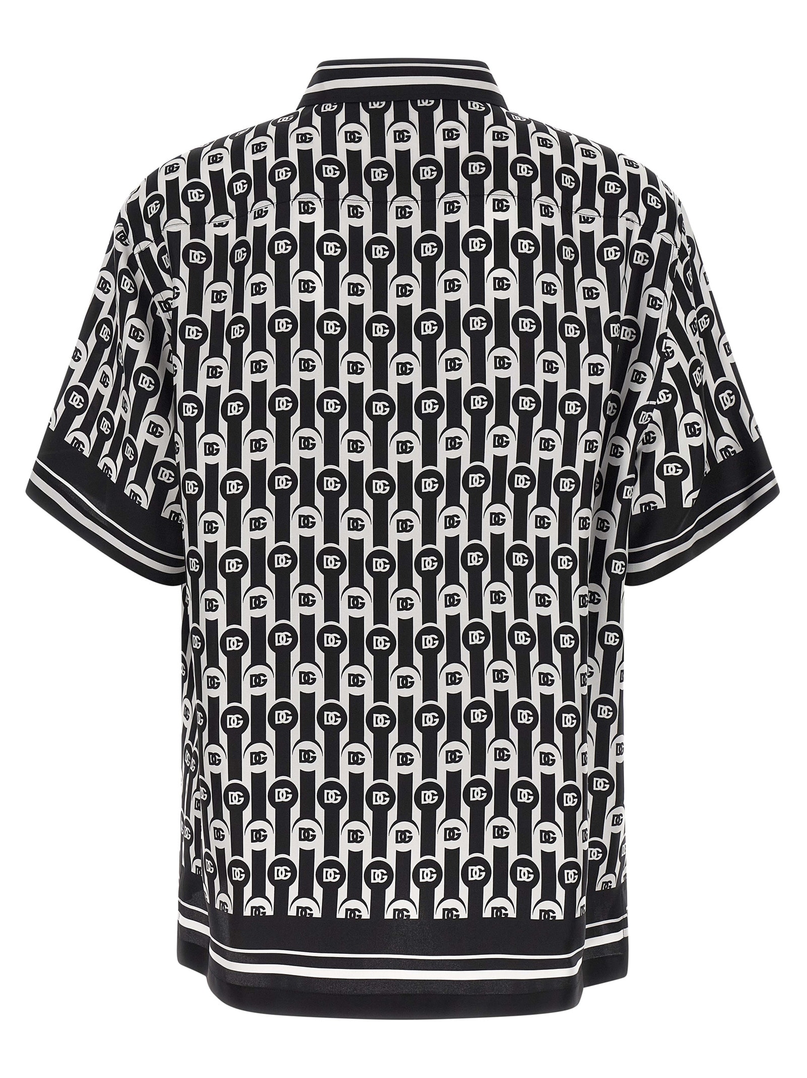 Dolce & Gabbana Personalized Wardrobe Shirt With Chest Pocket In Multi