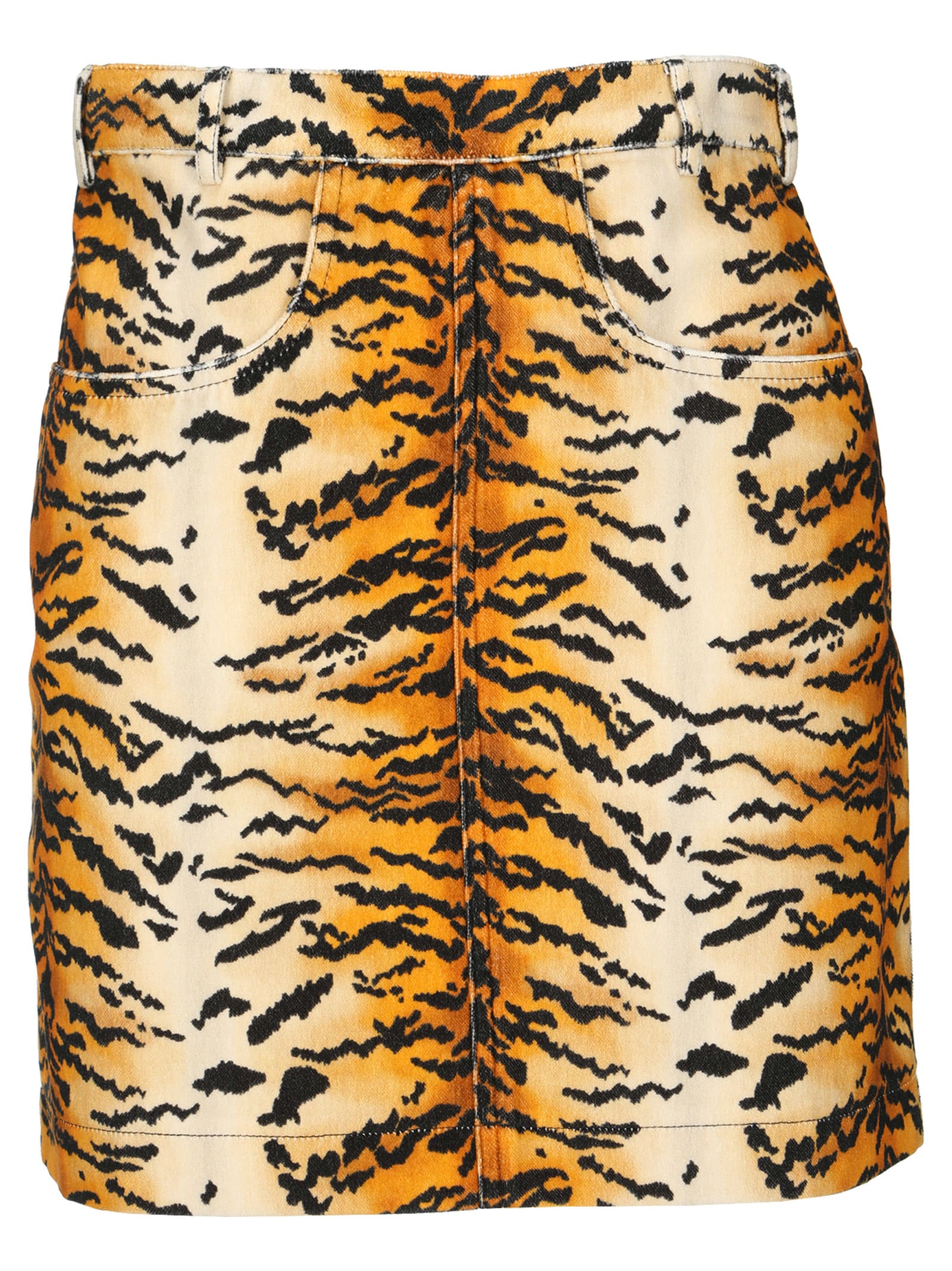 Philosophy di Lorenzo Serafini Philosophy Tiger Velvet Mini Skirt