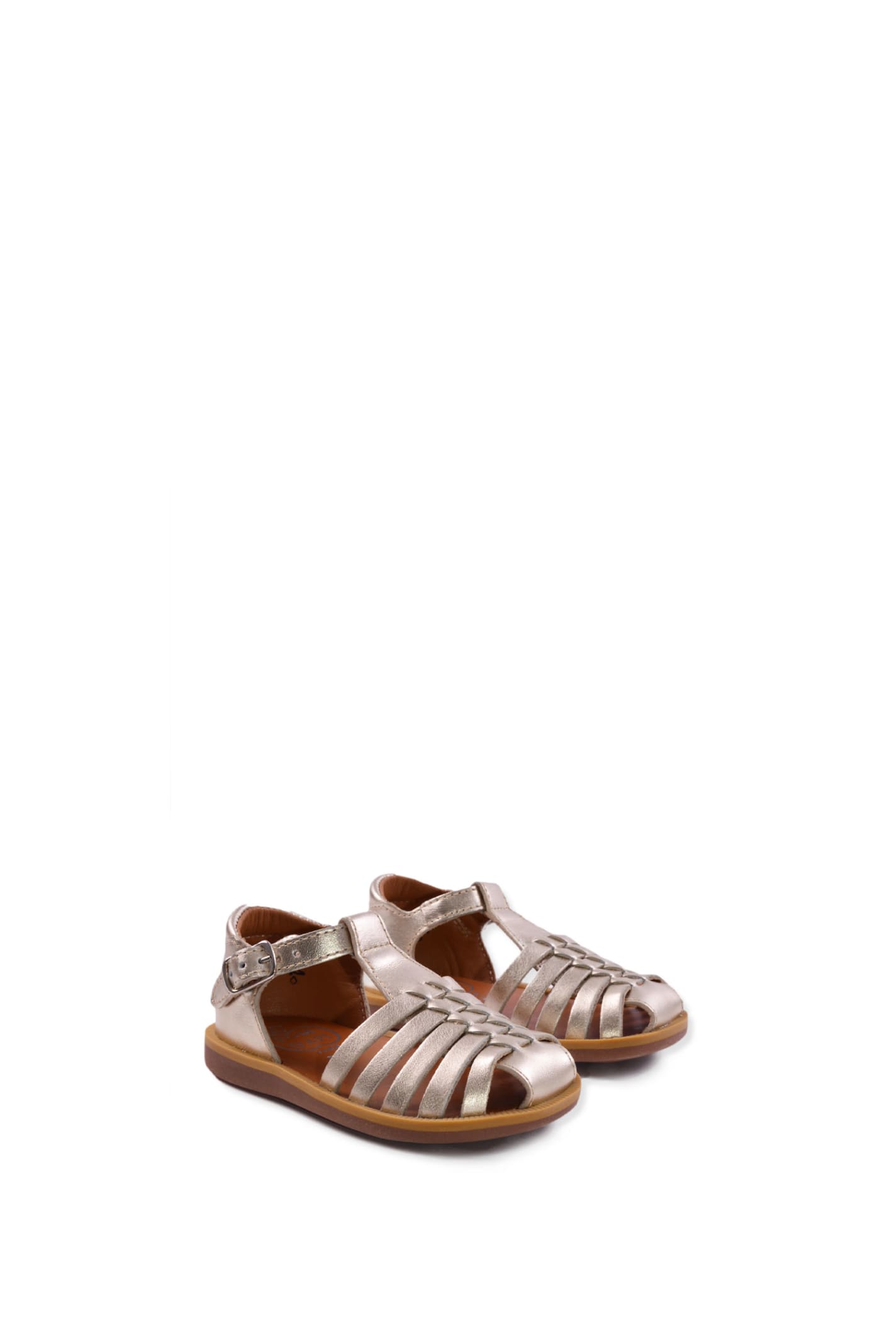 Shop Pom D'api Sandals In Changing Leather In Silver
