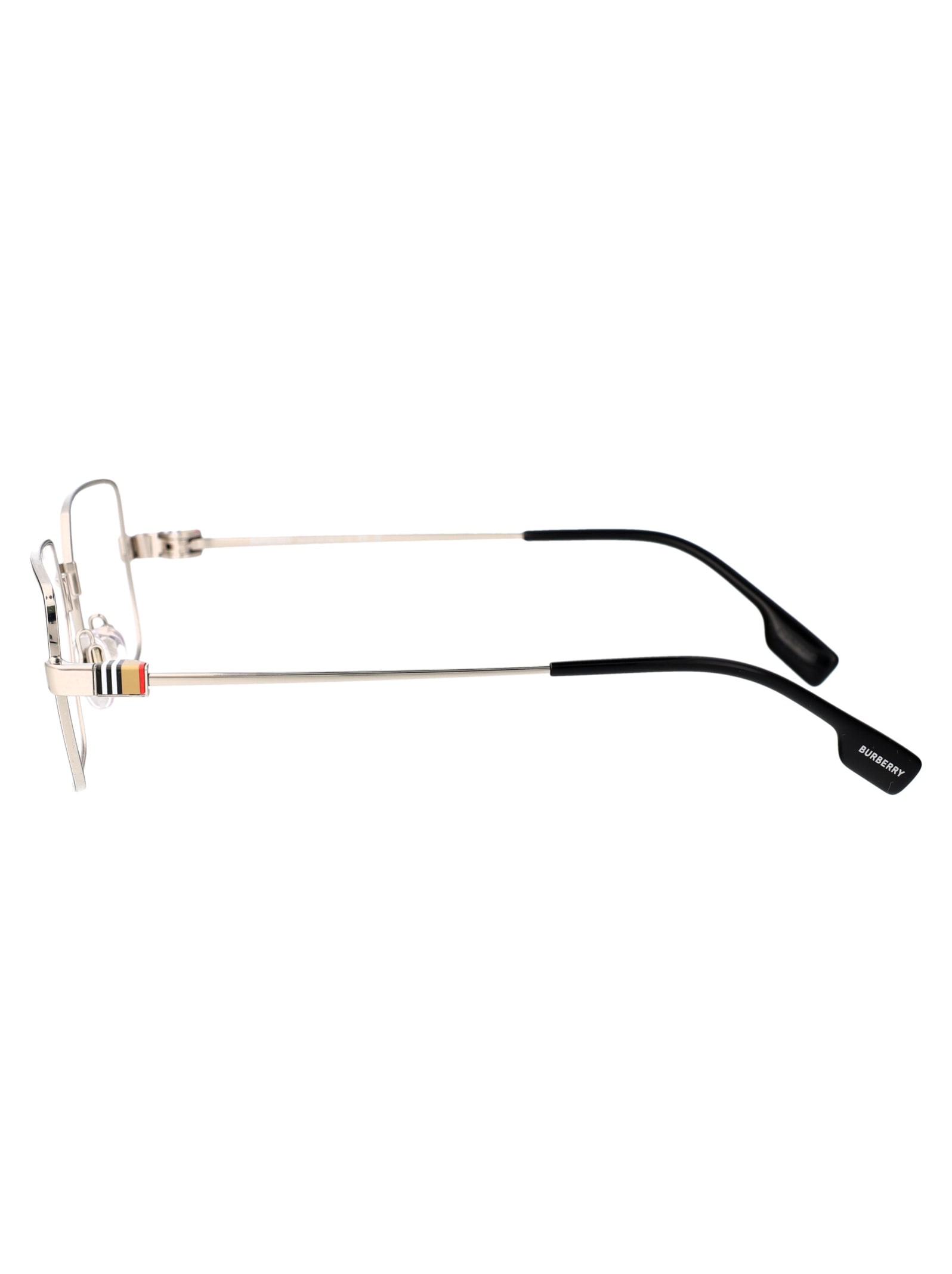 Shop Burberry Eyewear 0be1380 Glasses In 1005 Silver