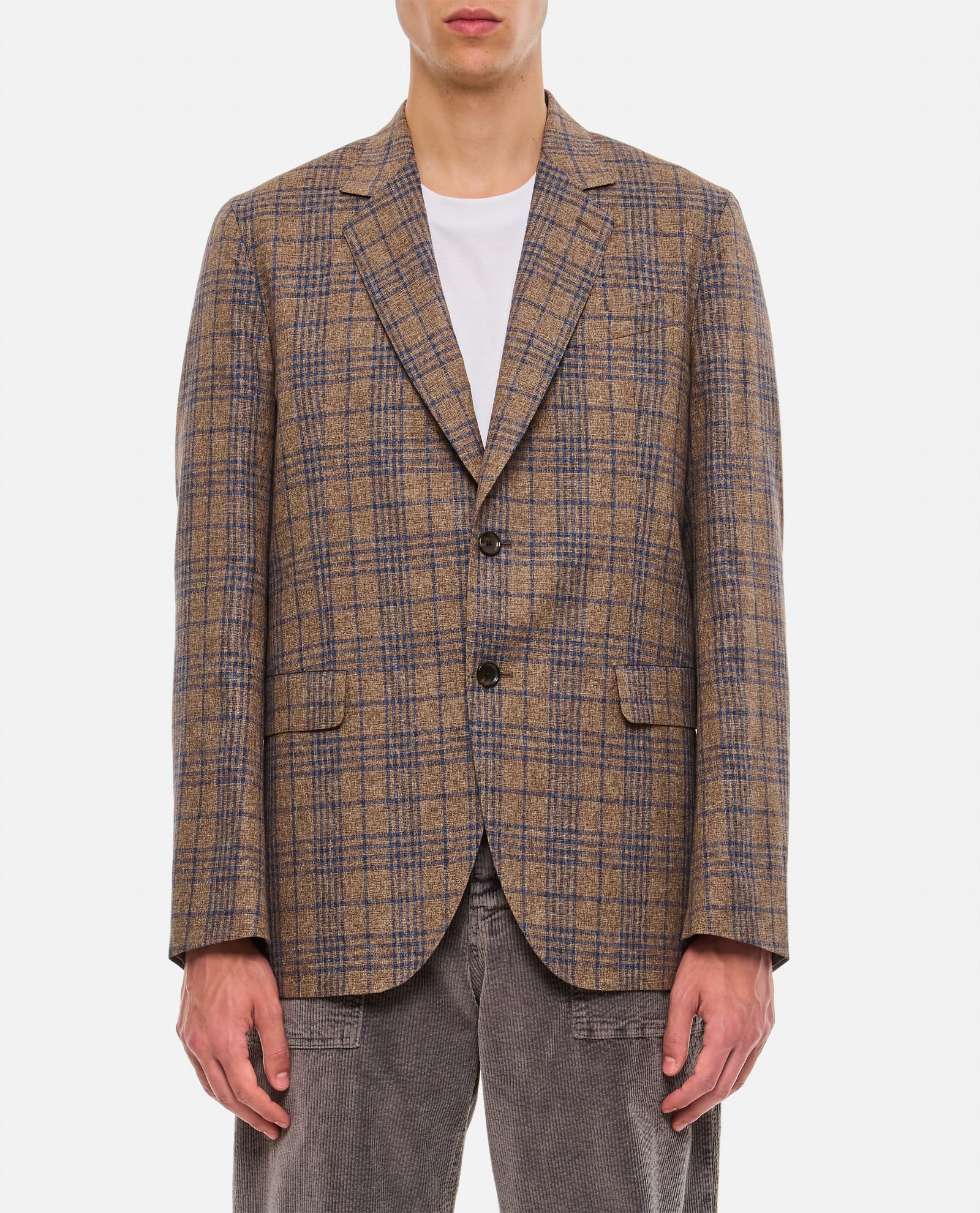 Shop Paul Smith Mens 2 Button Jacket In Marrone