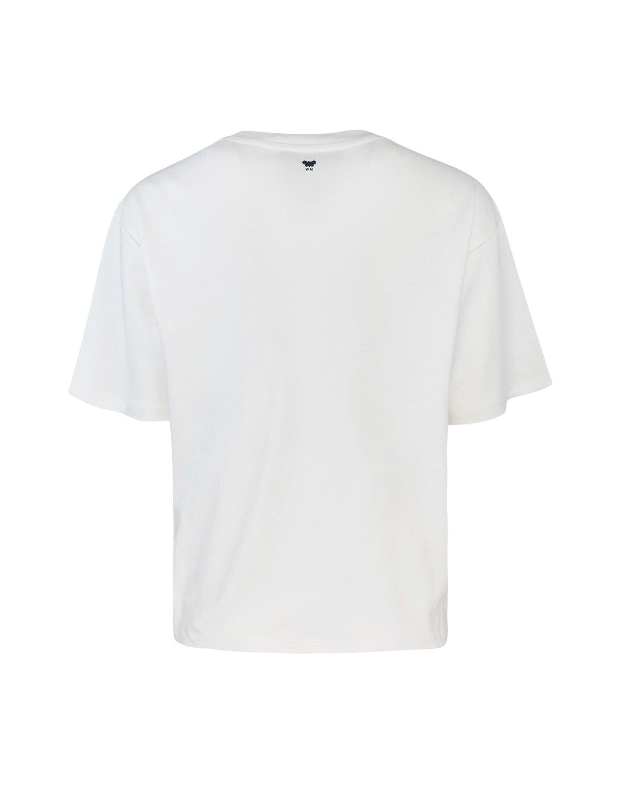 Weekend Max Mara Logo Printed Crewneck T-shirt In White