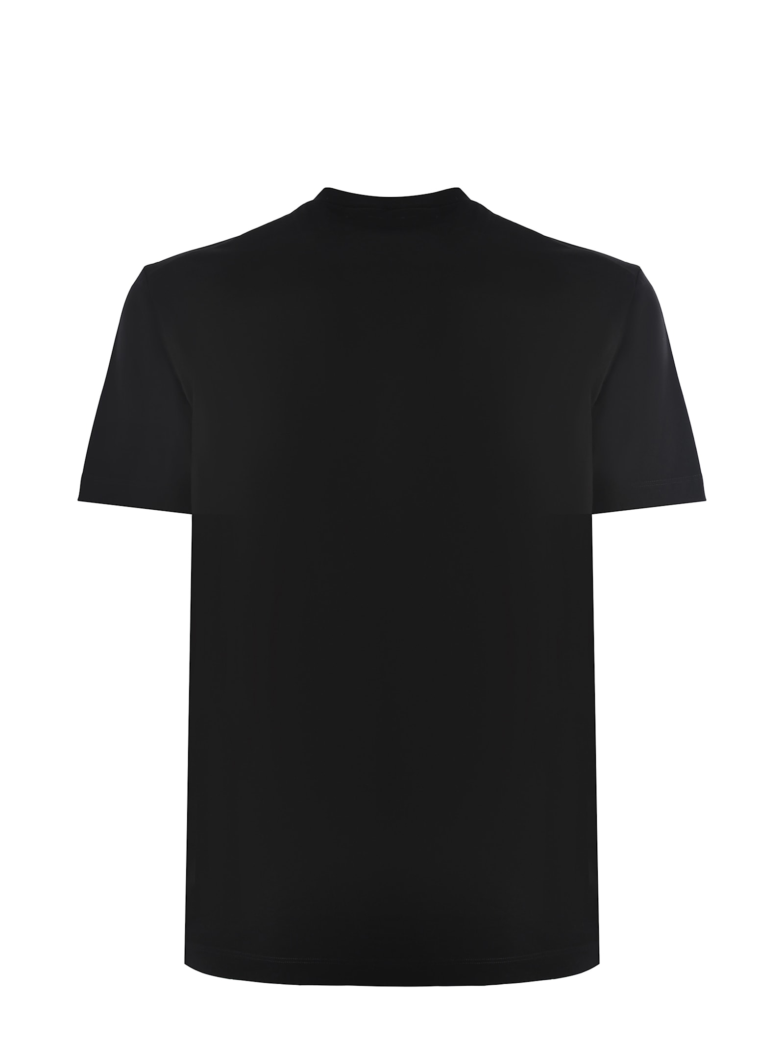 Shop Dsquared2 T-shirt  3d Logo Made Of Cotton Jersey In Black