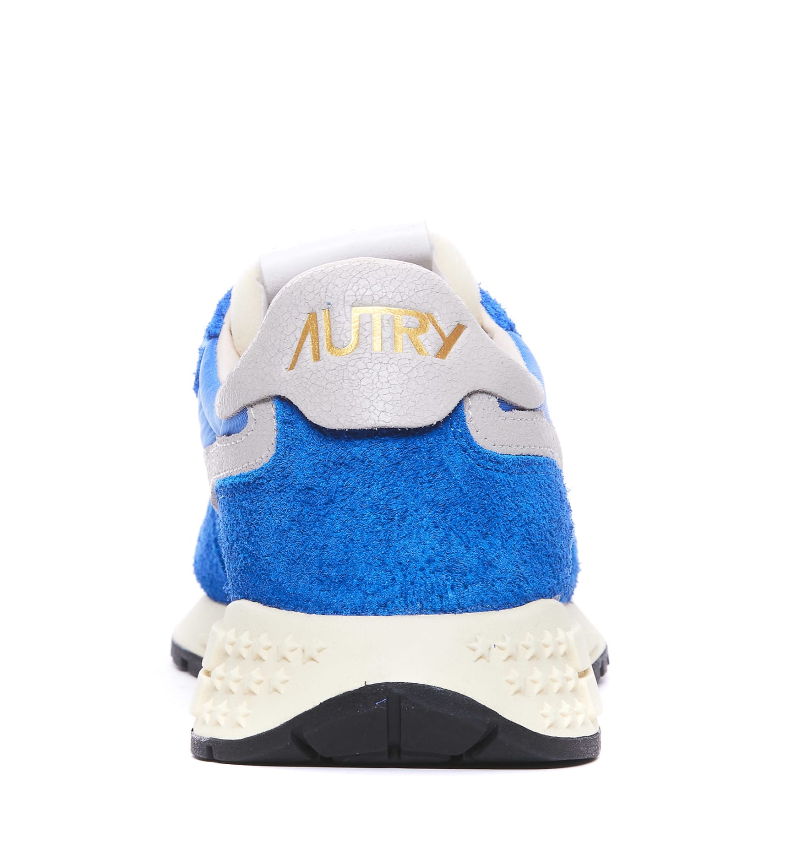 Shop Autry Reelwind Low Nylon And Suede Sneakers In White