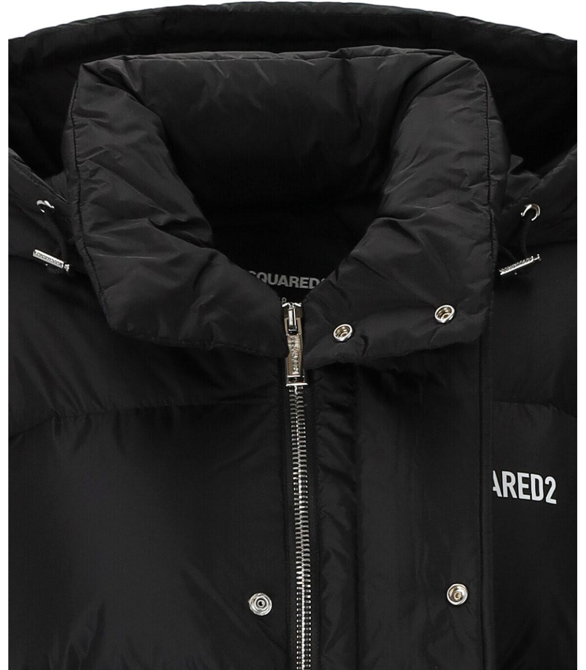Shop Dsquared2 Kaban Down Jacket In Nero