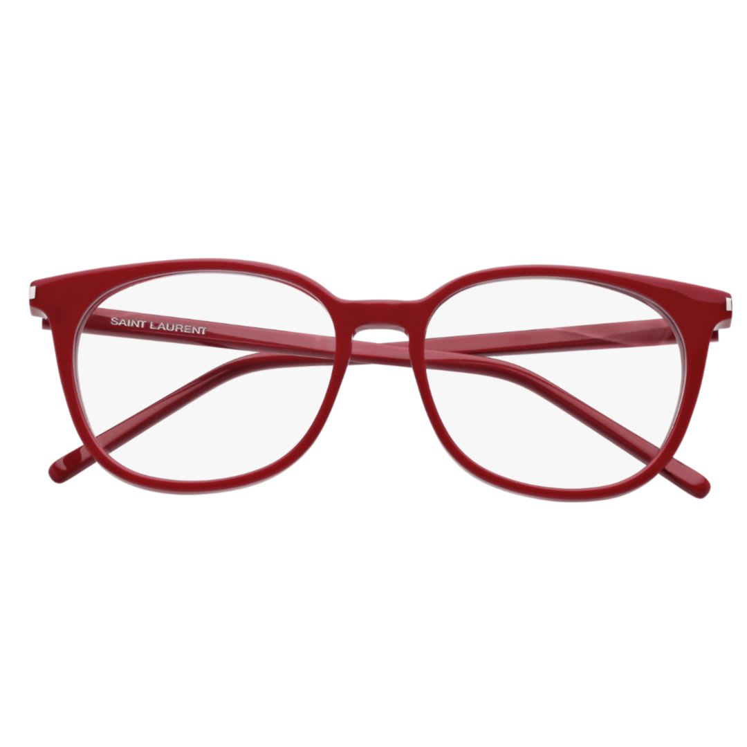 Saint Laurent Sl 38 Surf003 Red Red Transparent In 003 Red Red Transparent
