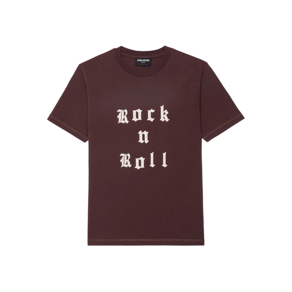 Zadig & Voltaire T Shirts Red In Brown