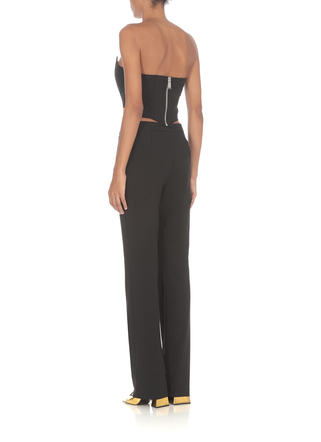 Heron Preston Gabardine Stretch Viscose Blend Pants In Black