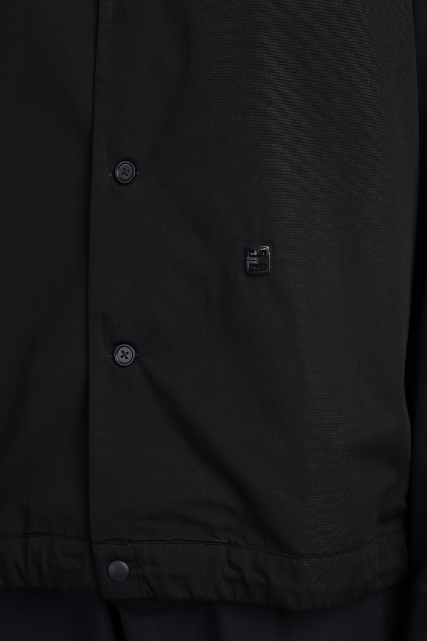 Shop Givenchy Shirt In Black Cotton