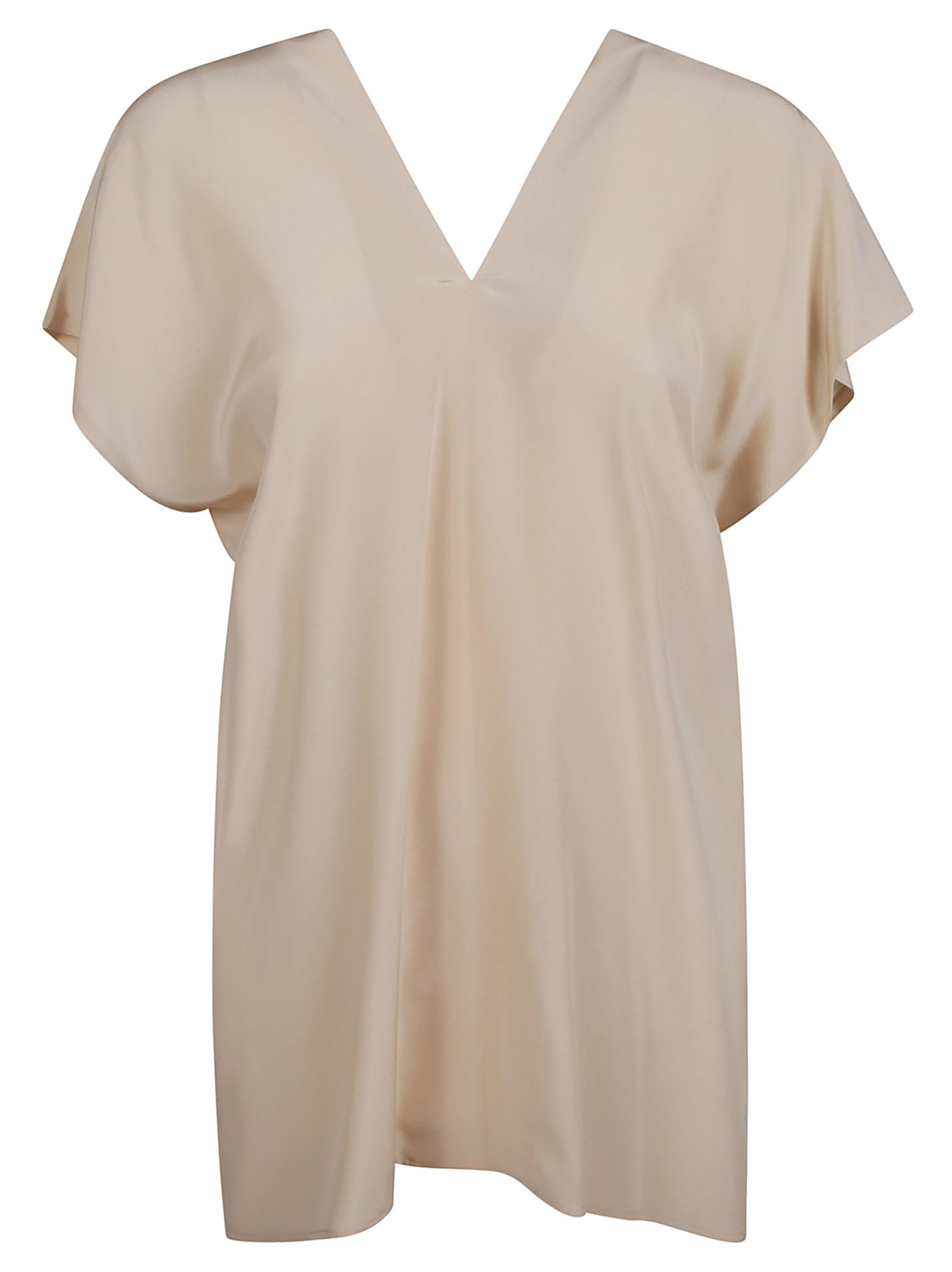 Shop Aspesi V-neck Top In Sand