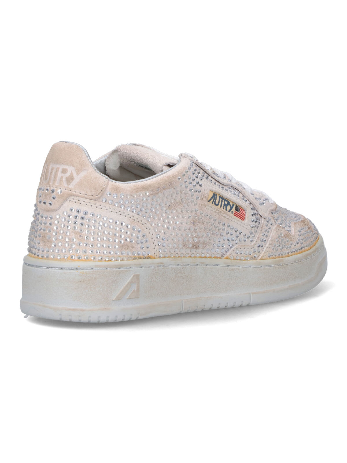 Autry Dallas Low-top Sneakers In Animal Print
