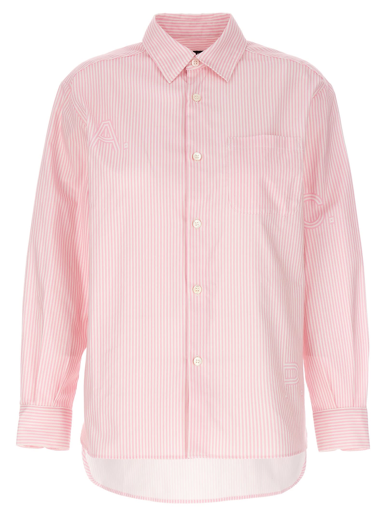 Shop Apc Sela Shirt In Pink