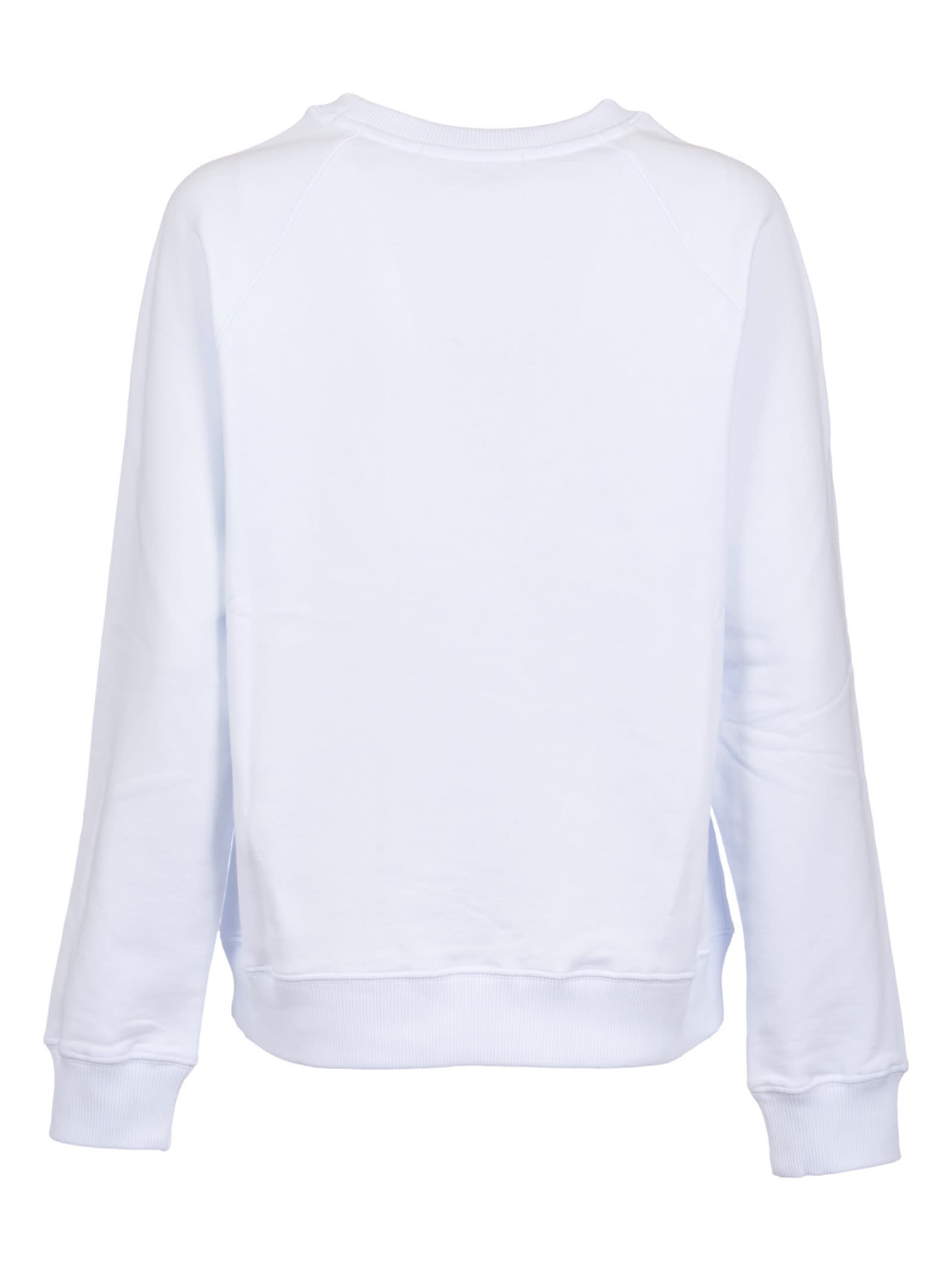 Shop Msgm Milano Sweatshirt In Optical White