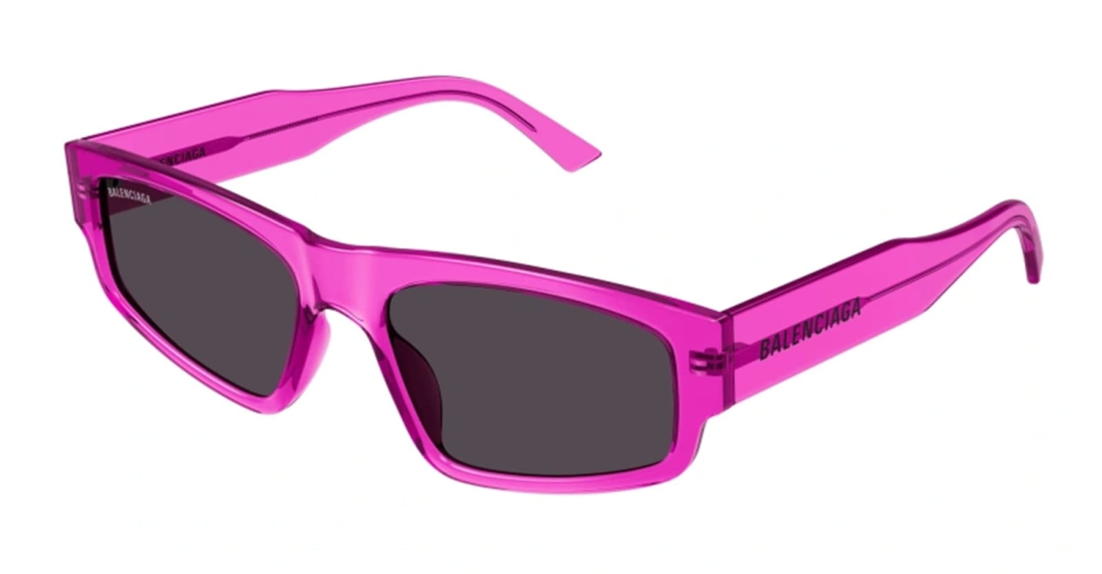 Shop Balenciaga Bb0305s-004 - Fuchsia Sunglasses
