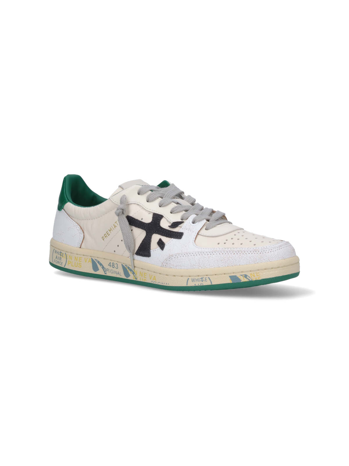 Shop Premiata Bsktclay Bskt Clay 6778 Sneakers In Green