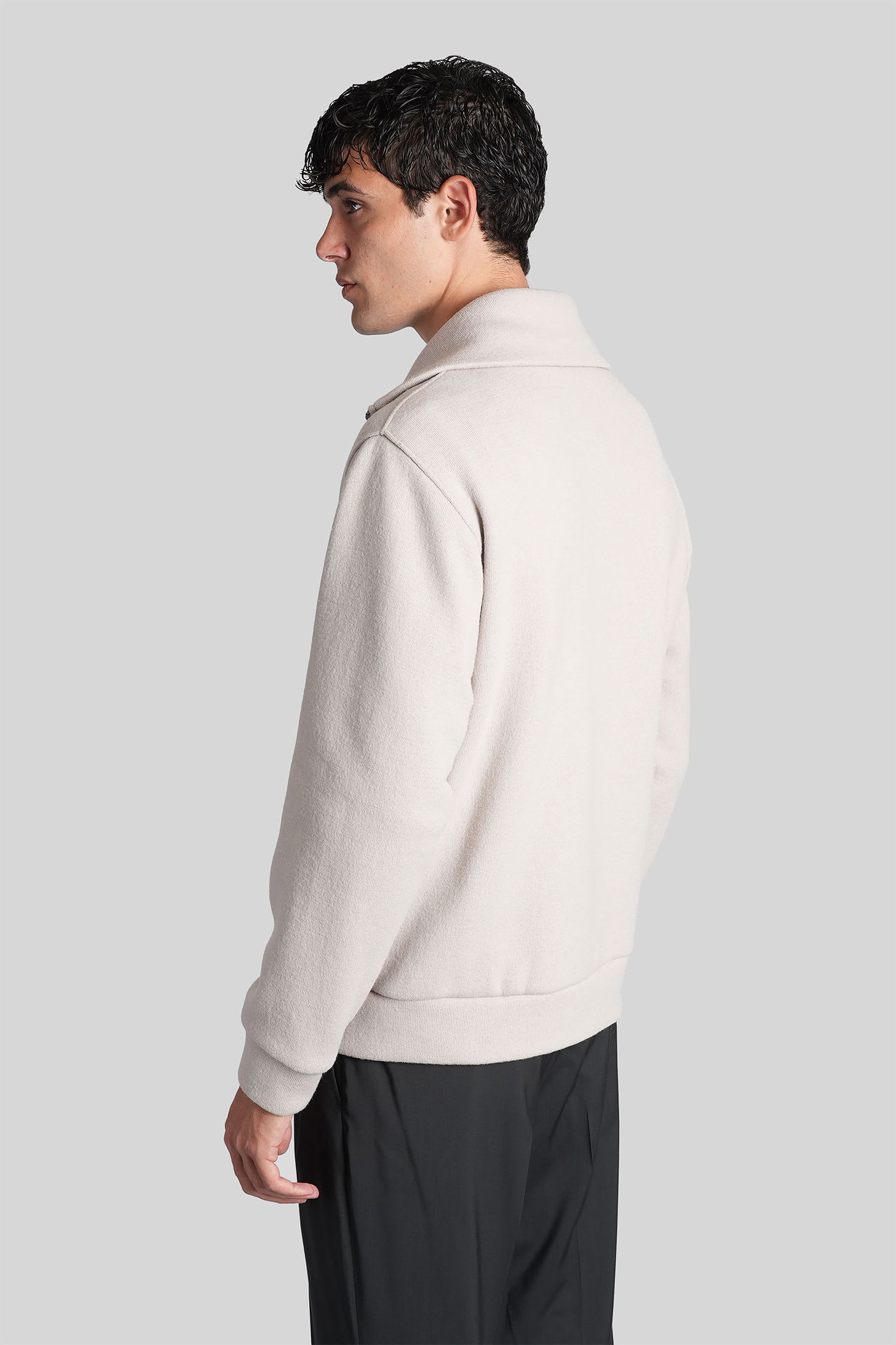 Barena Venezia Alon Casual Jacket In Grey Wool In Gray