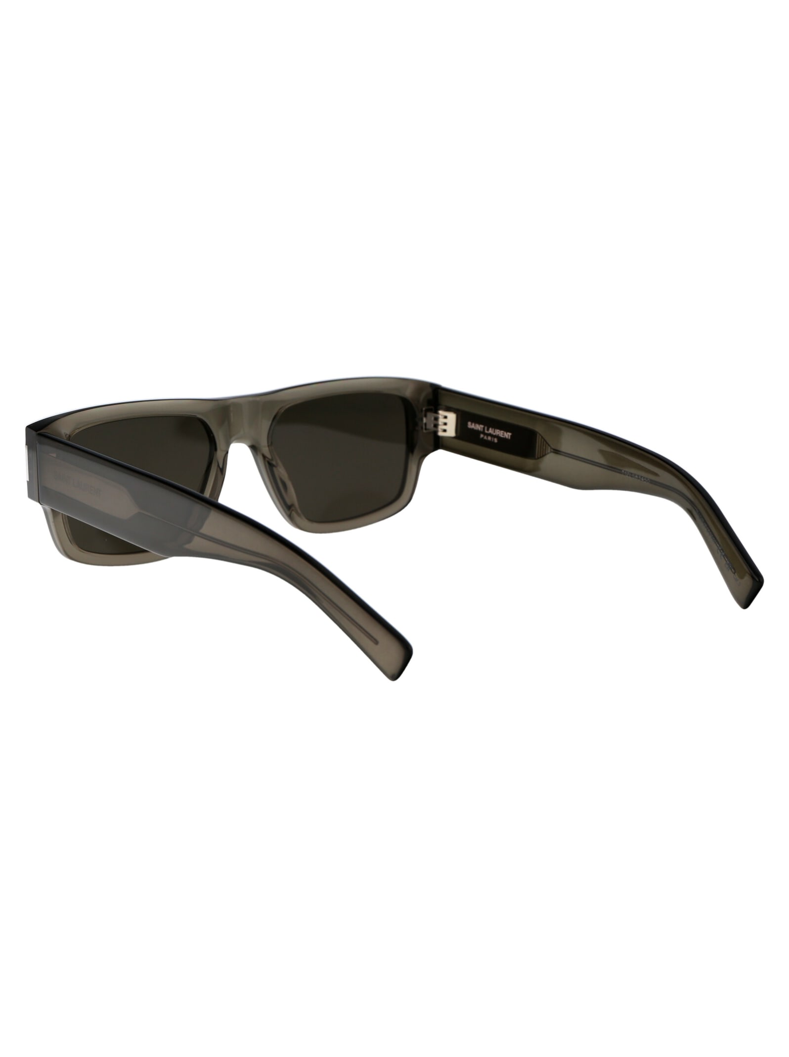 Shop Saint Laurent Sl 659 Sunglasses In 003 Brown Brown Grey