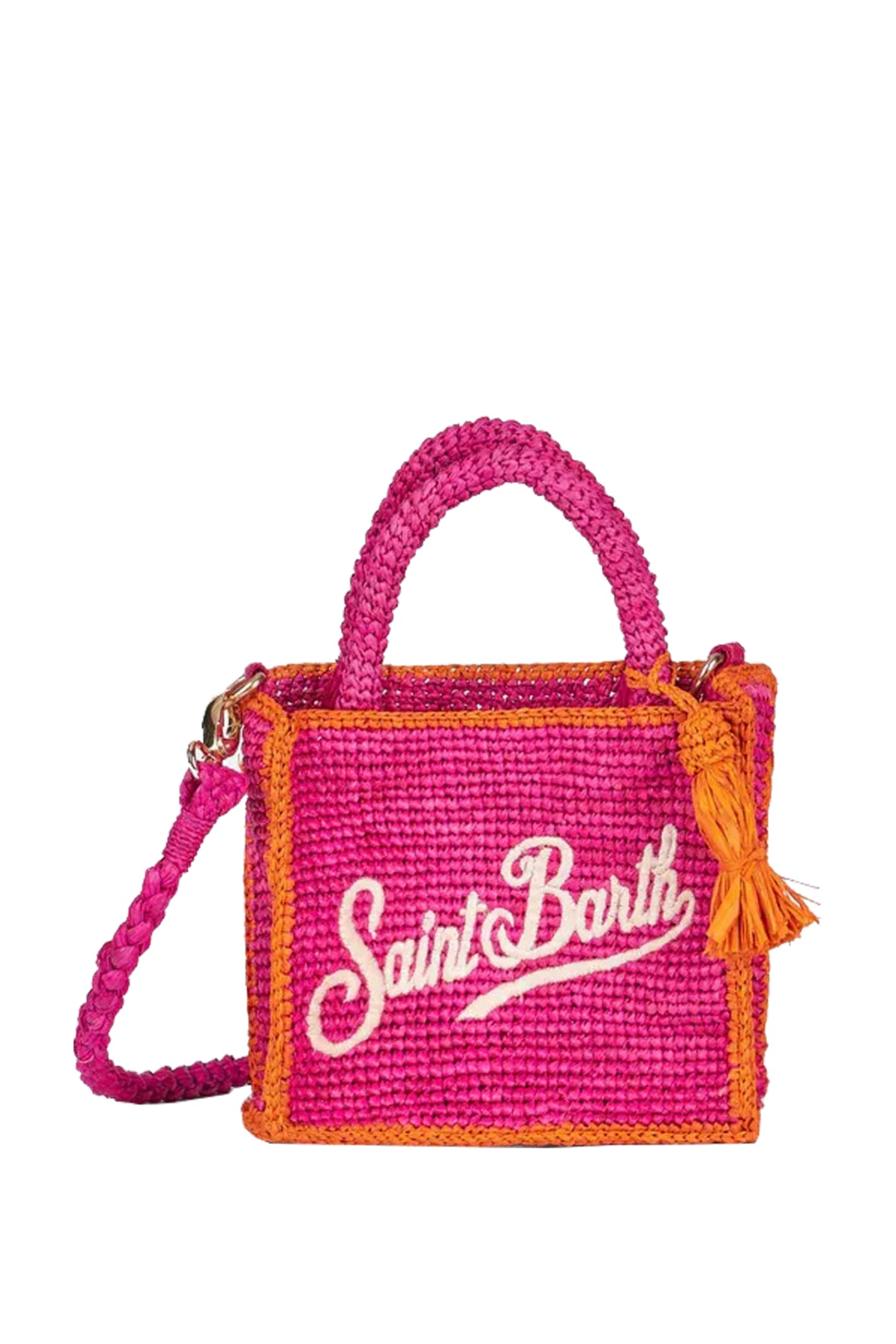 Shop Mc2 Saint Barth Shoulder Bag In Pink