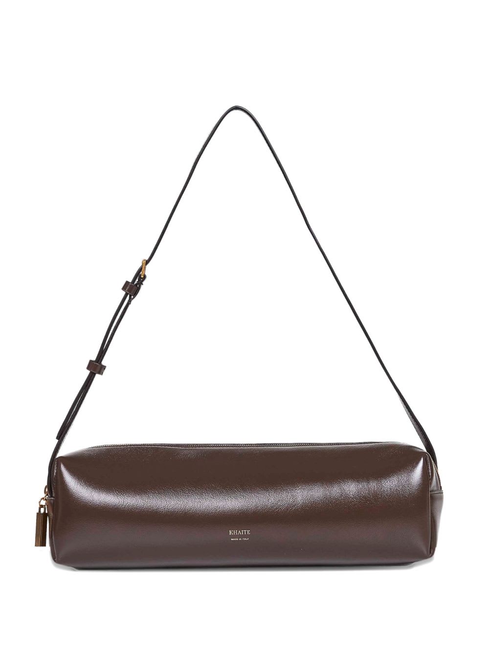 Khaite Kye Leather Shoulder Bag In Brown