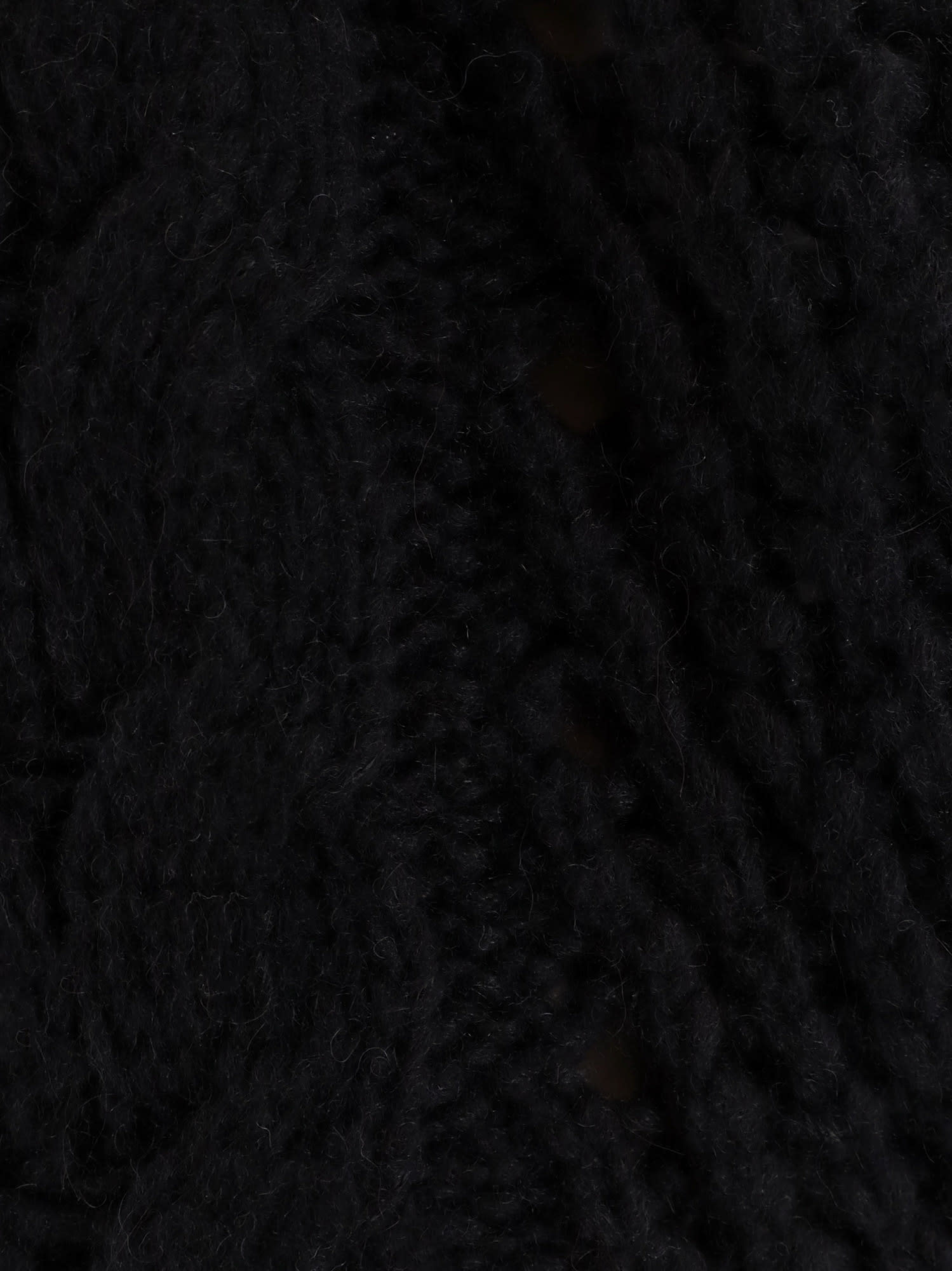 Hugo Boss Wool And Alpaca Blend Sweater In Black