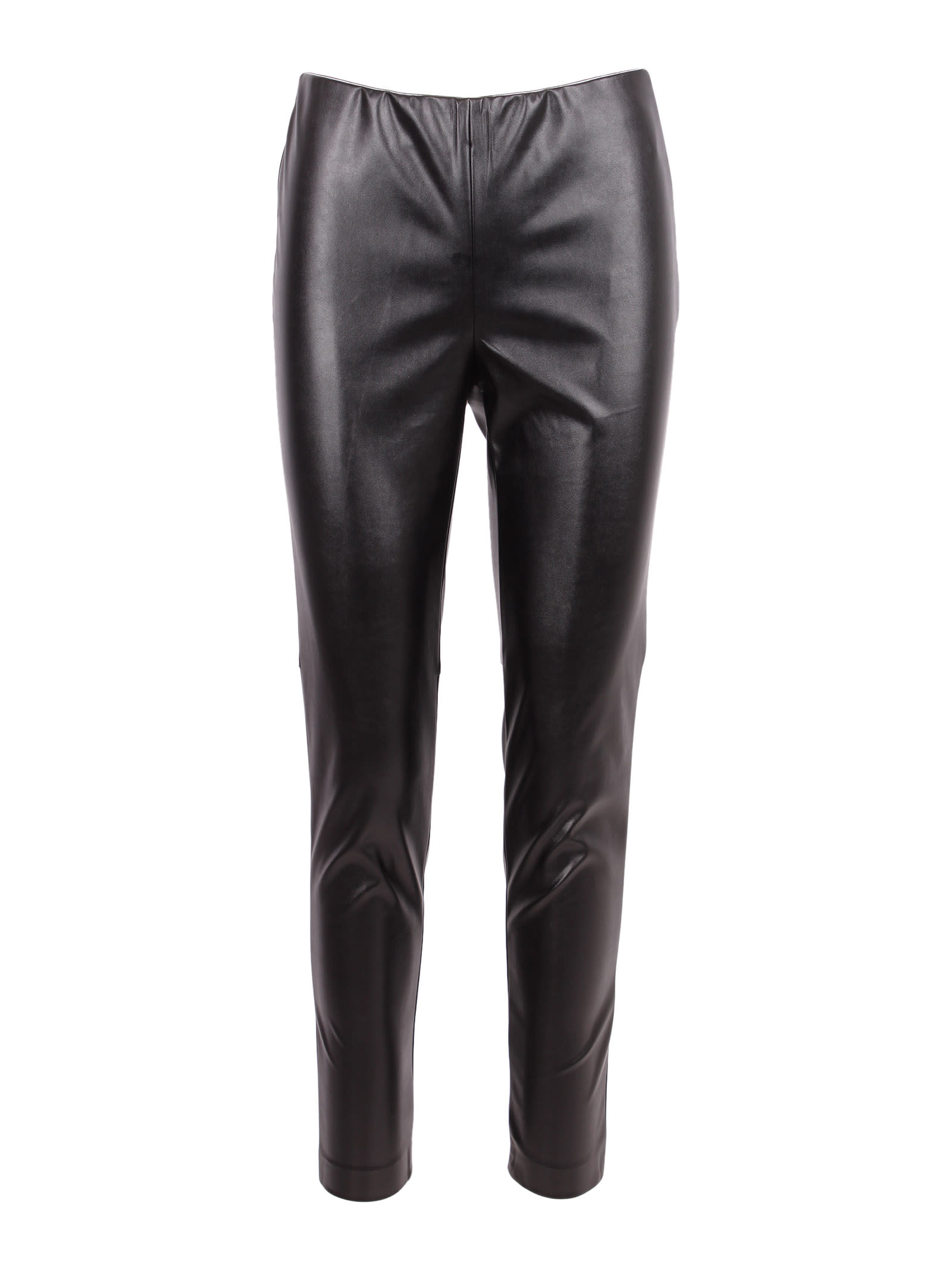 Ermanno Firenze Faux Leather Trousers