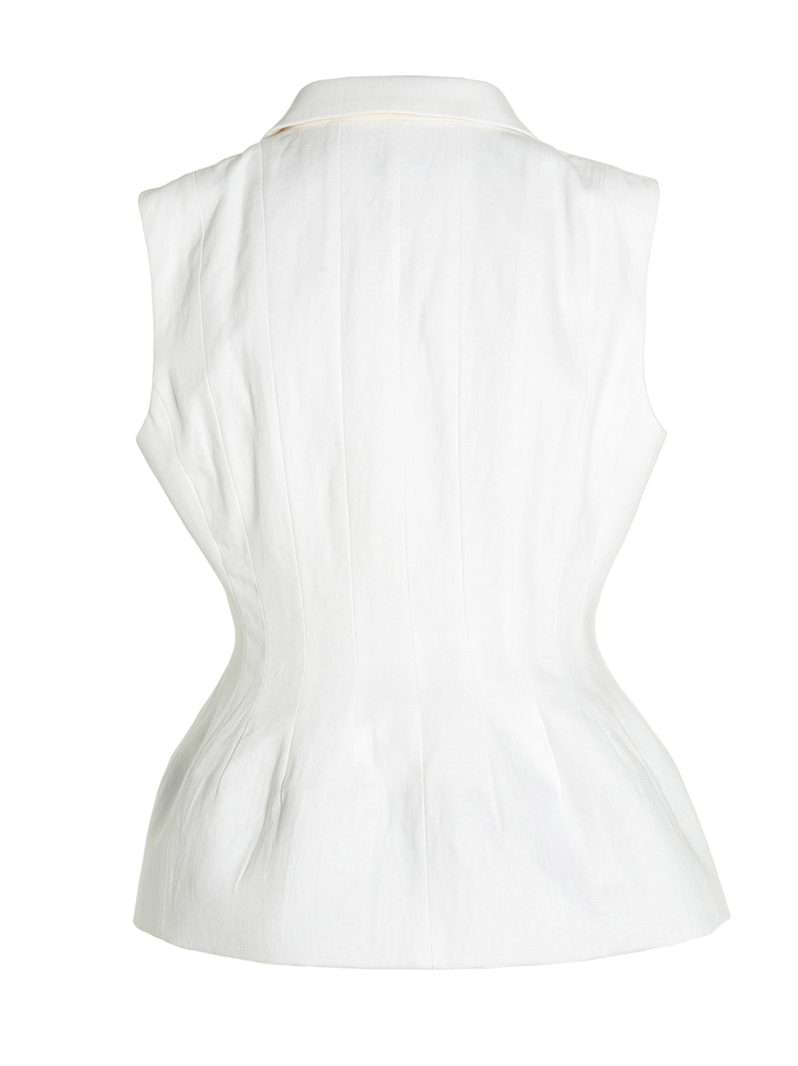 Shop Dries Van Noten Bilas Vest In White