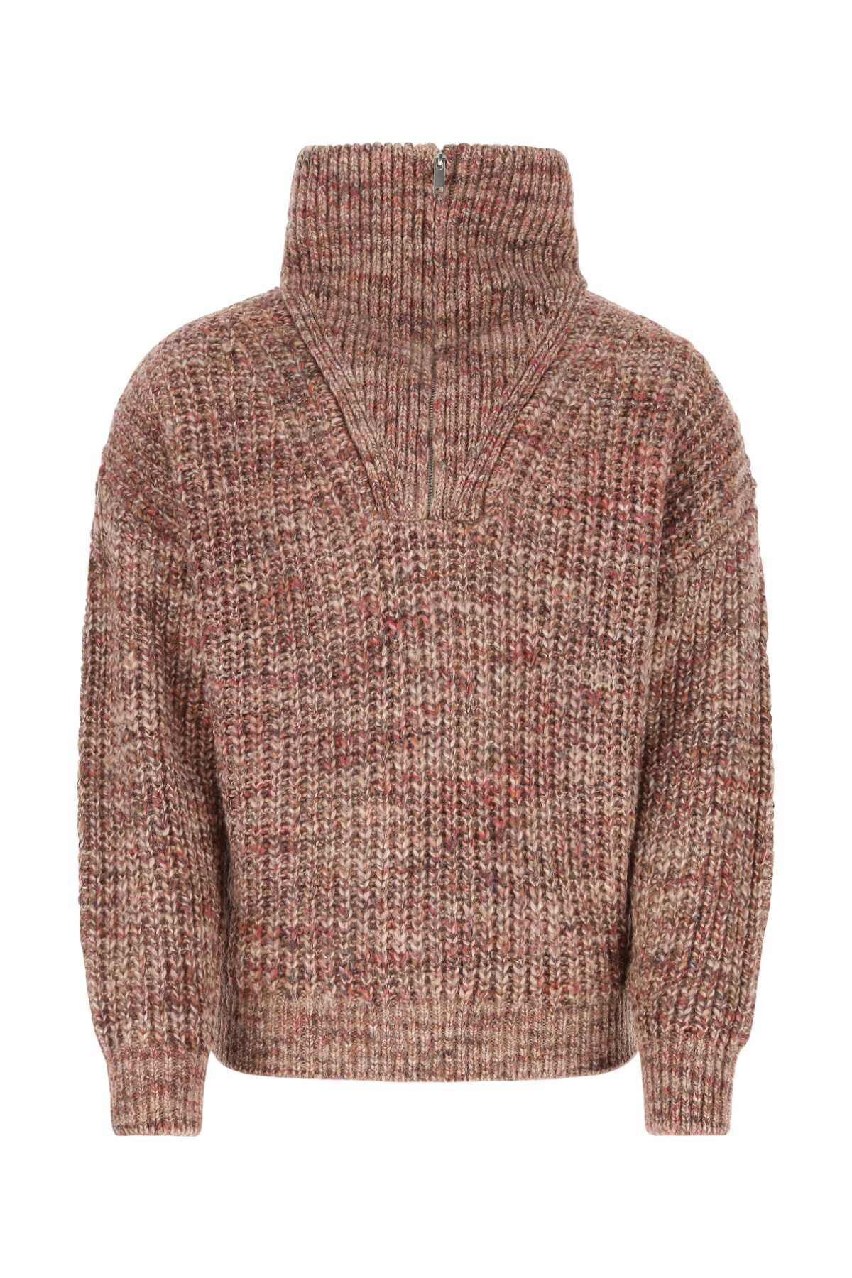 Shop Isabel Marant Multicolor Acrylique Blend Romuald Oversize Sweater In 40pk