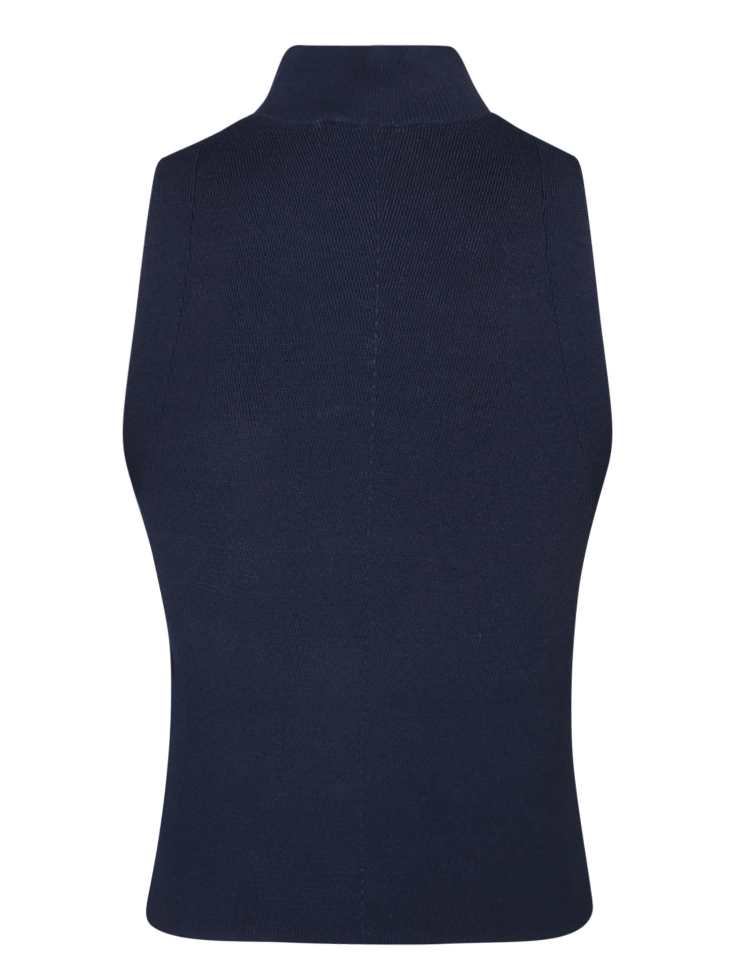 Shop Diesel Blue Viscose Tank Top Doval