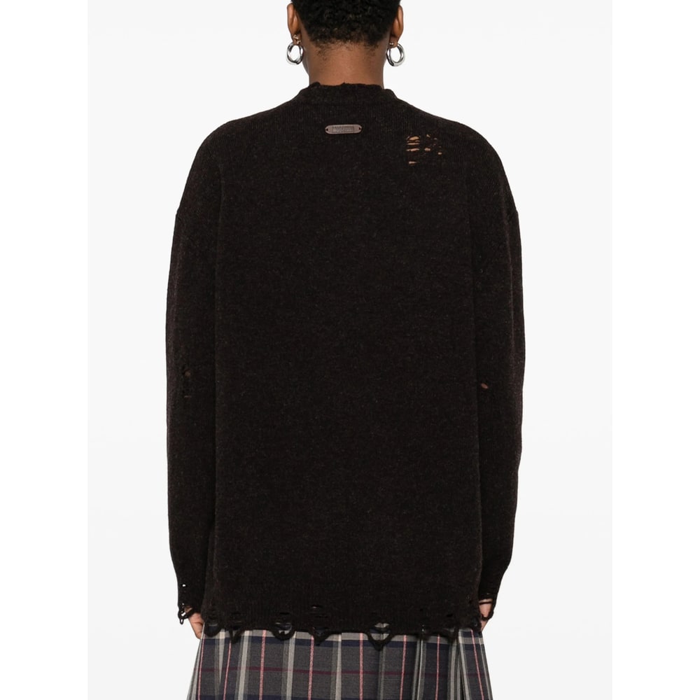Moschino Sweaters Brown In Black