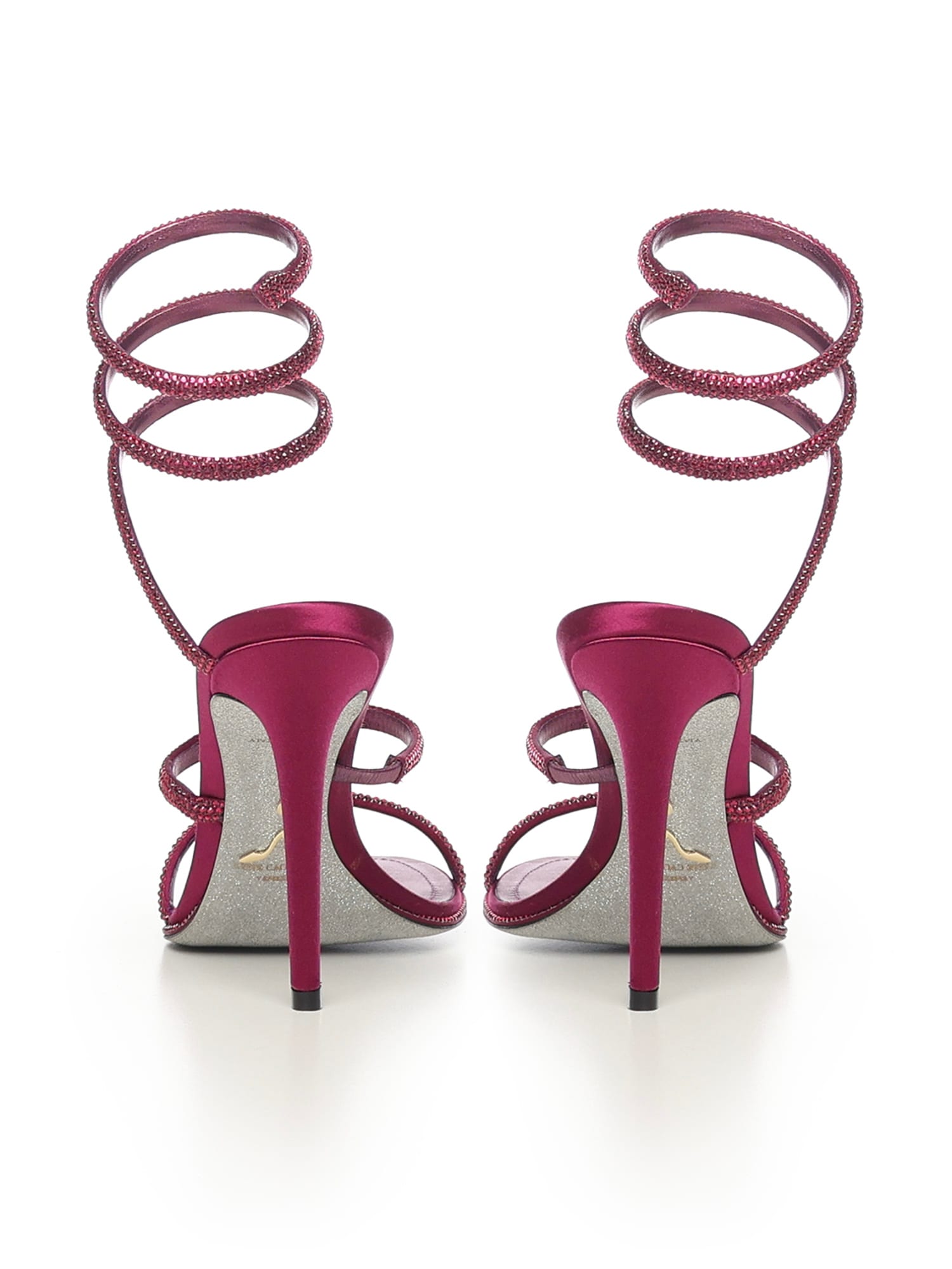 René Caovilla Cleo 105 Sandals In Purple