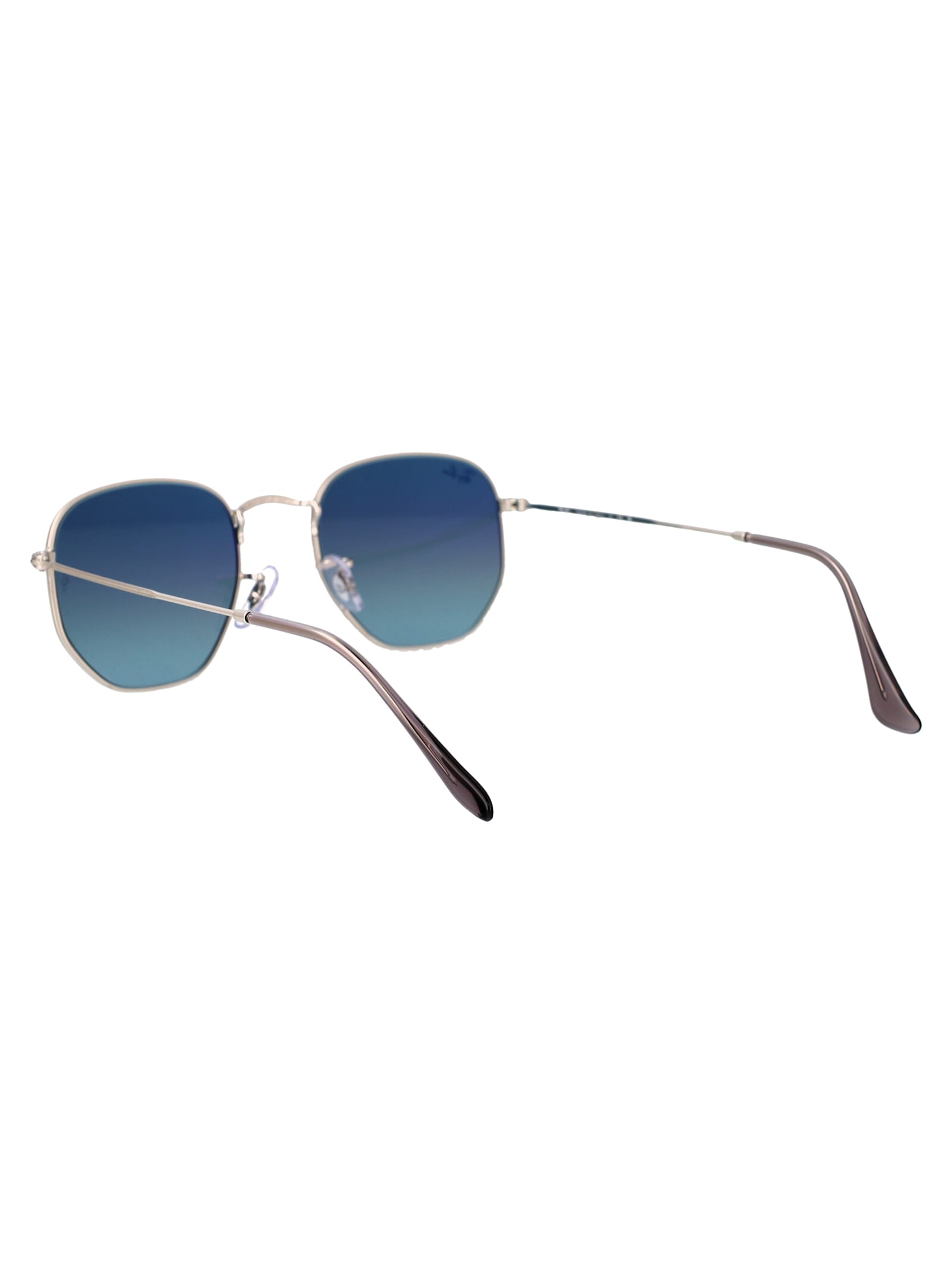 Shop Ray Ban 0rb3548n Sunglasses In Silver