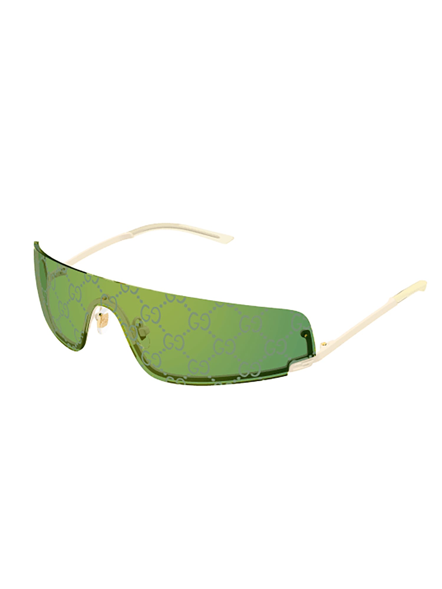 Shop Gucci Gg1561s Sunglasses In Ivory Ivory Green