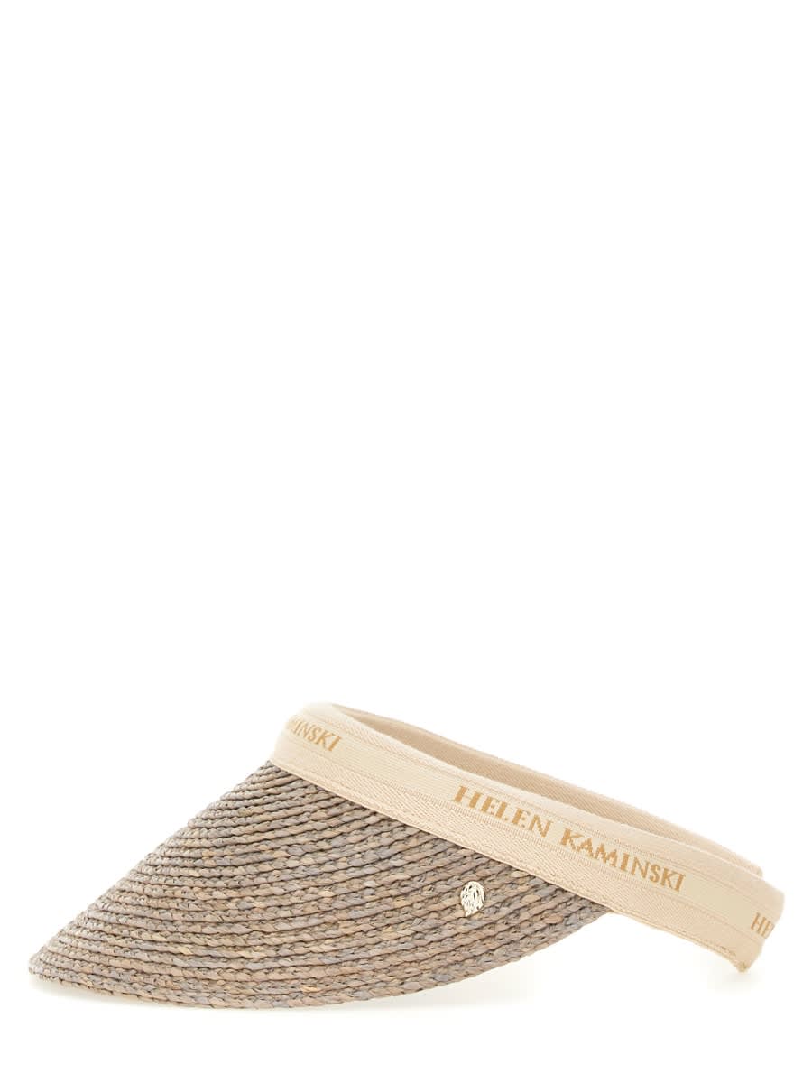 Shop Helen Kaminski Visiera Bianca In Grey