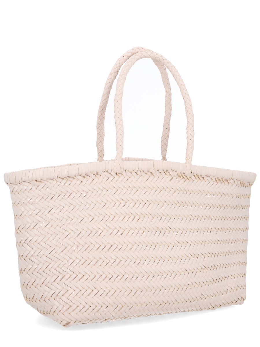 Dragon Diffusion Woven Tote Bag Braided Handles In Neutral
