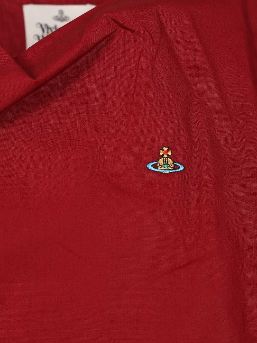 Vivienne Westwood Heart Top Topwear In Red Cotton In Red