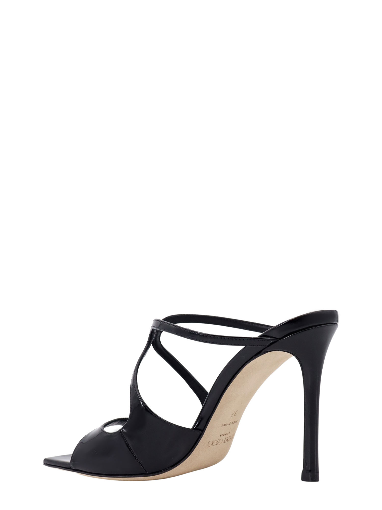 Shop Jimmy Choo Anise 95 Sandals In Black