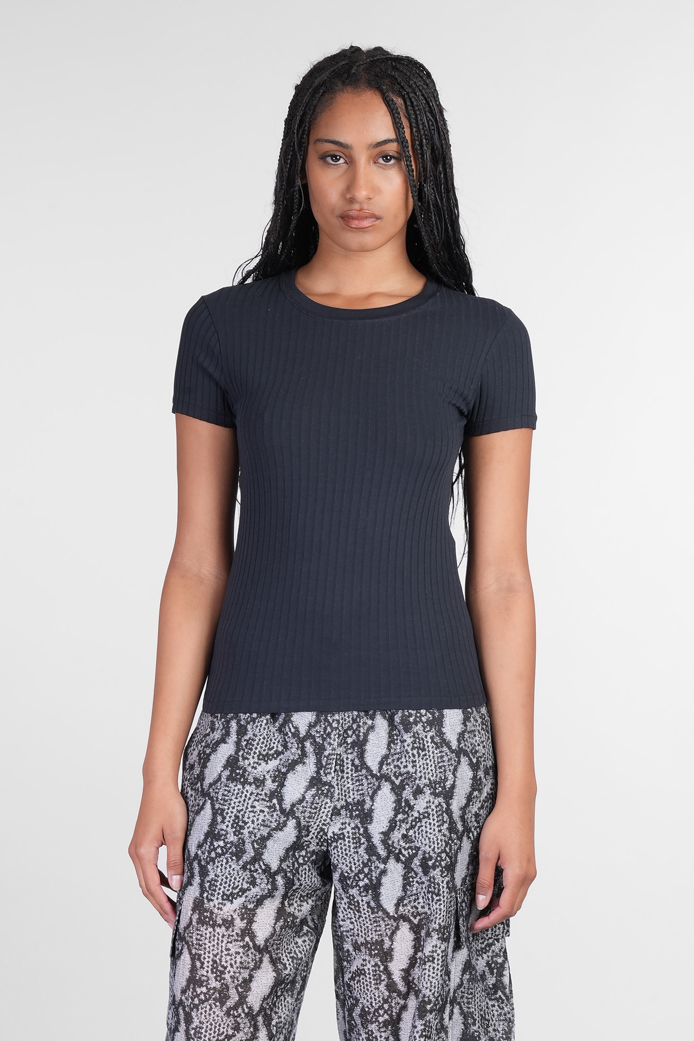 Elonia T-shirt In Black Cotton